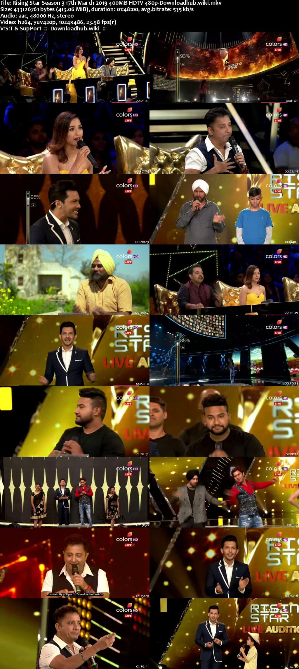 Rising Star Season 3 17 March 2019 Episode 02 HDTV 480p