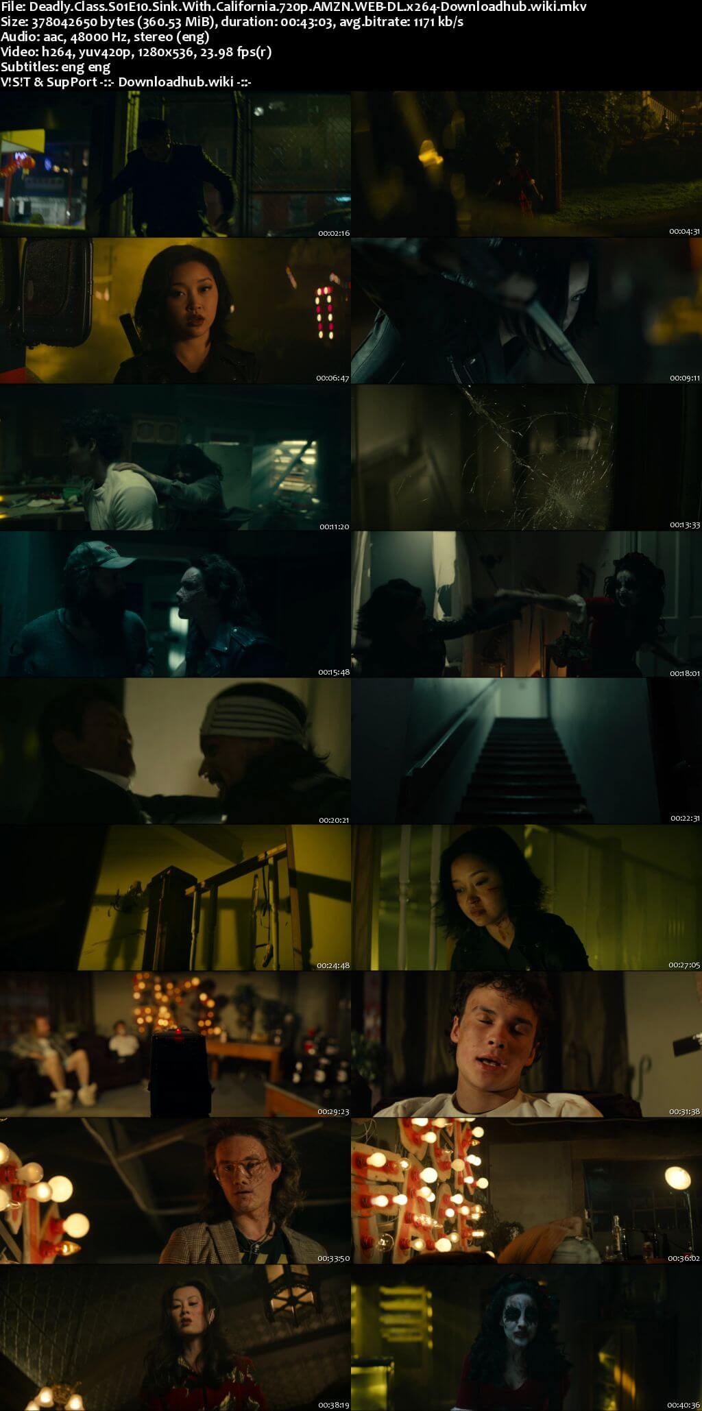 Deadly Class S01E10 350MB AMZN WEB-DL 720p ESubs