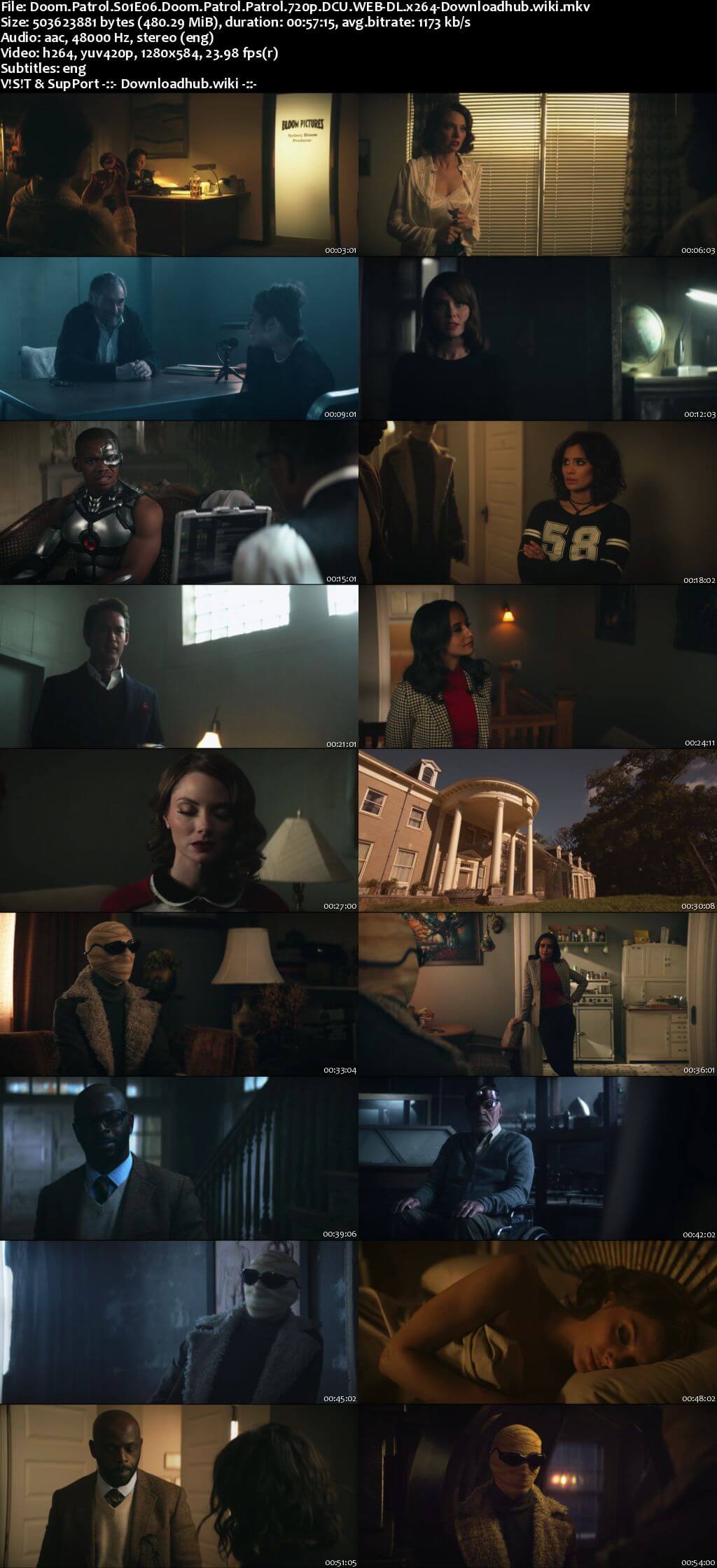 Doom Patrol S01E06 450MB DCU WEB-DL 720p ESubs