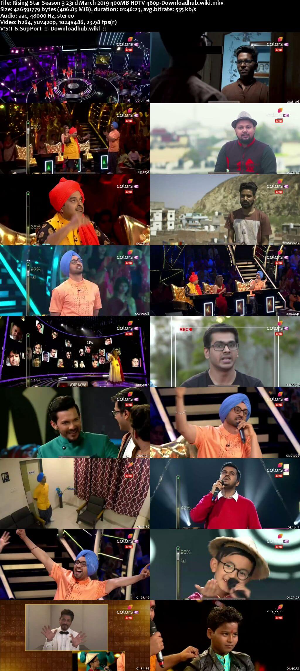 Rising Star Season 3 23 March 2019 Episode 03 HDTV 480p