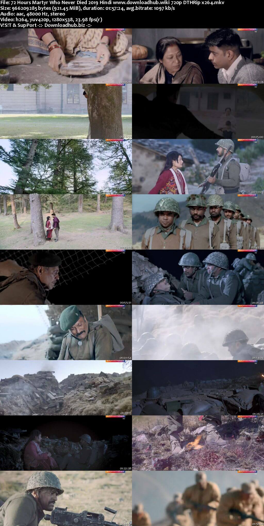 72 Hours Martyr Who Never Died 2019 Hindi 720p DTHRip x264
