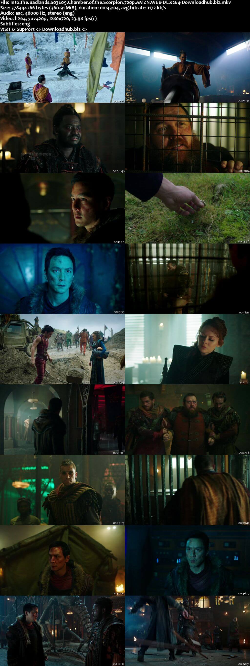 Into the Badlands S03E09 350MB WEB-DL 720p x264 ESubs