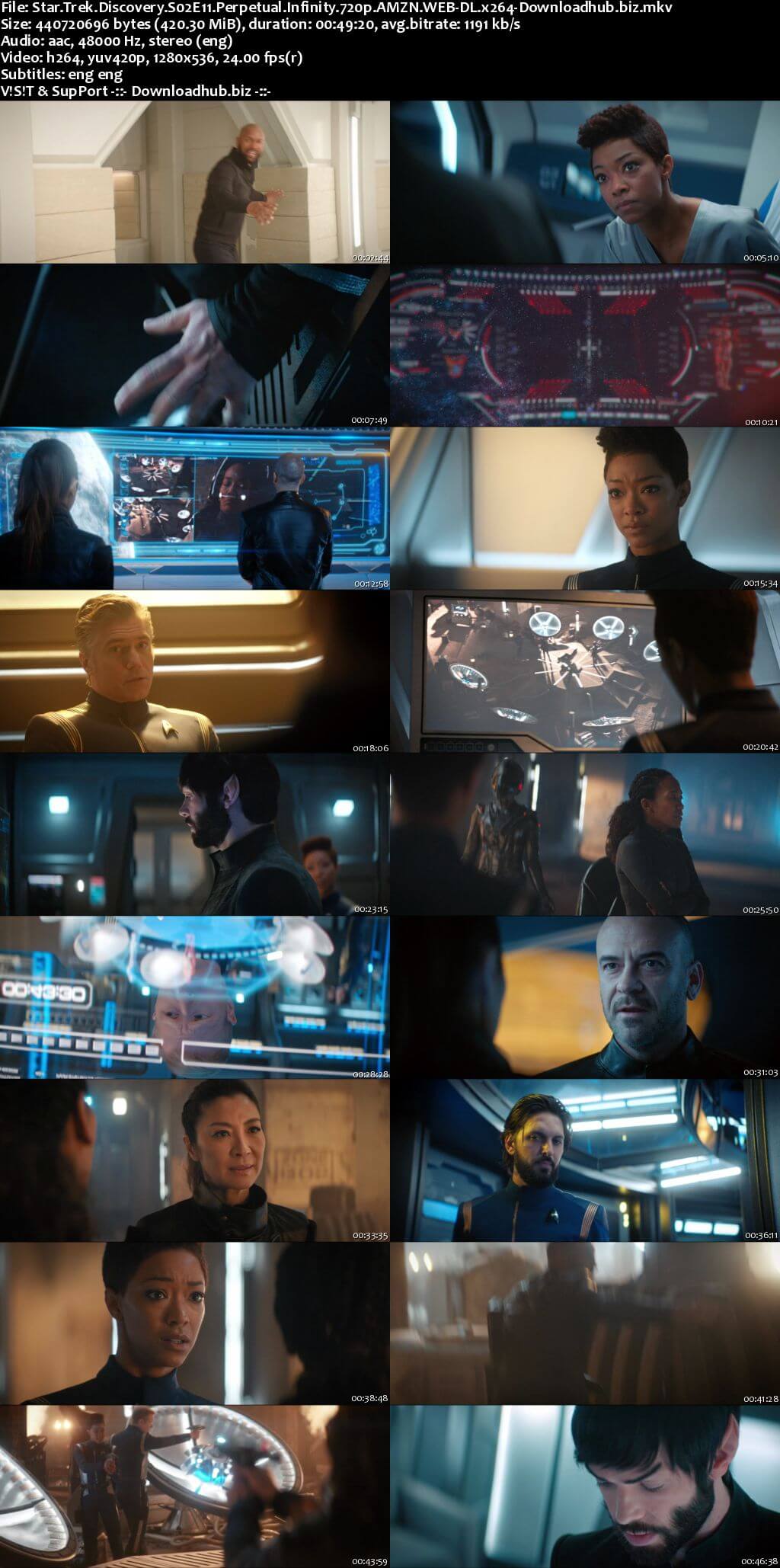 Star Trek Discovery S02E11 400MB AMZN WEB-DL 720p ESubs