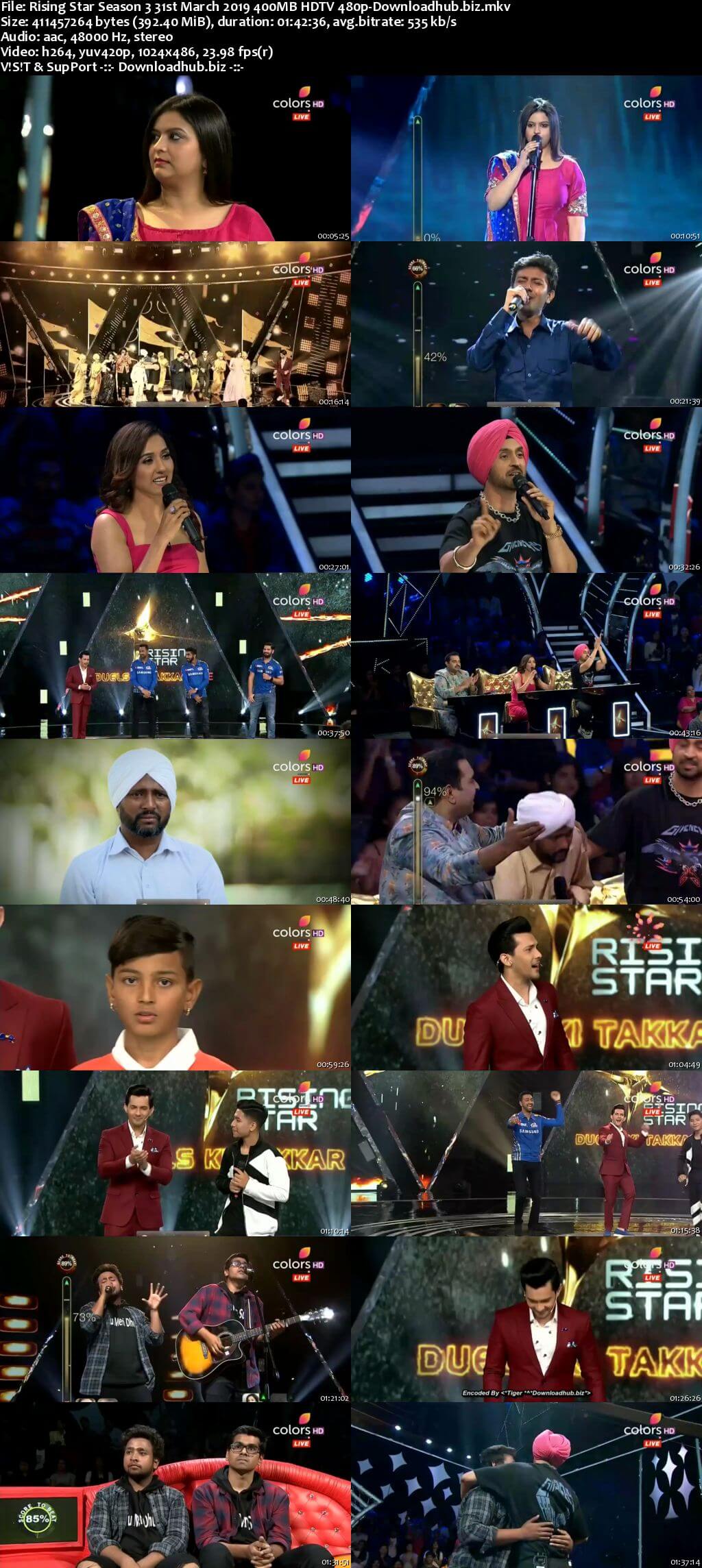 Rising Star Season 3 31 March 2019 Episode 06 HDTV 480p