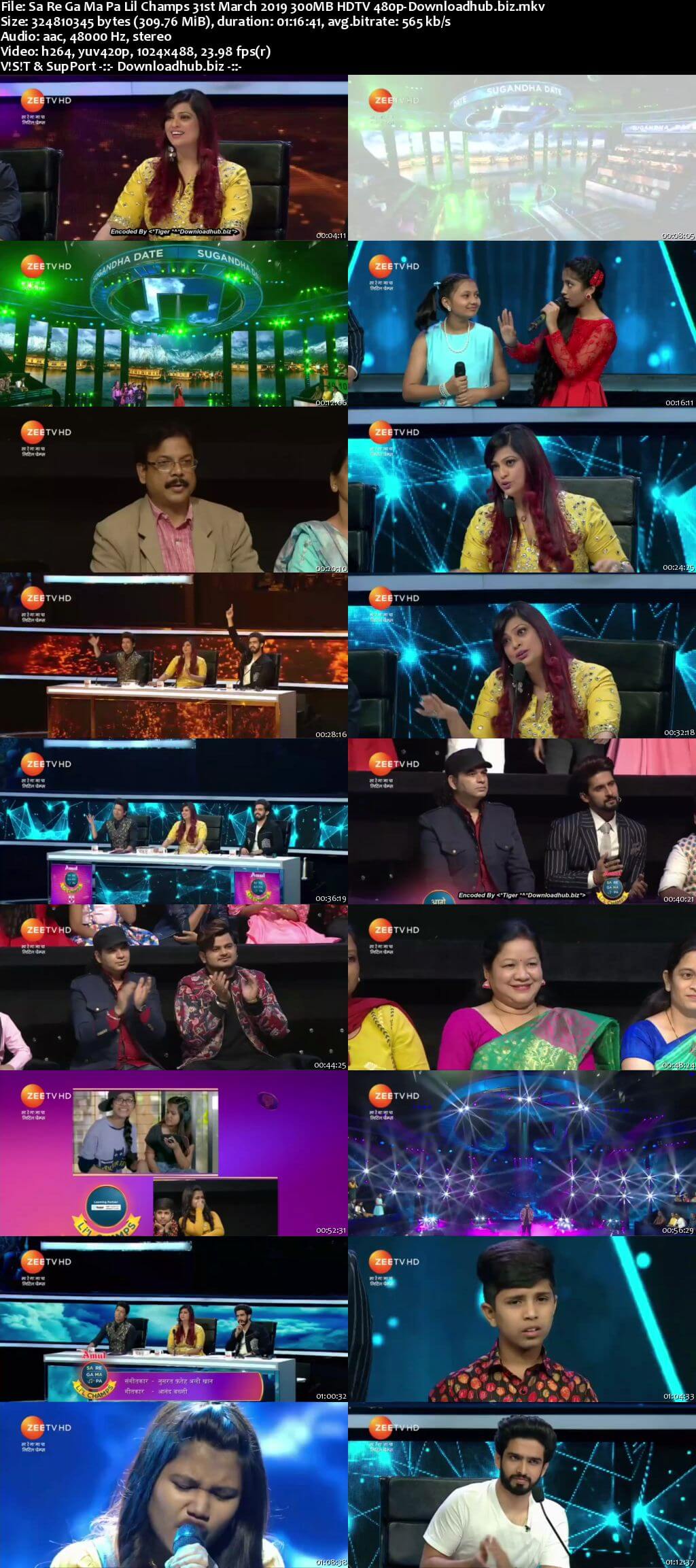 Sa Re Ga Ma Pa Lil Champs 31 March 2019 Episode 15 HDTV 480p