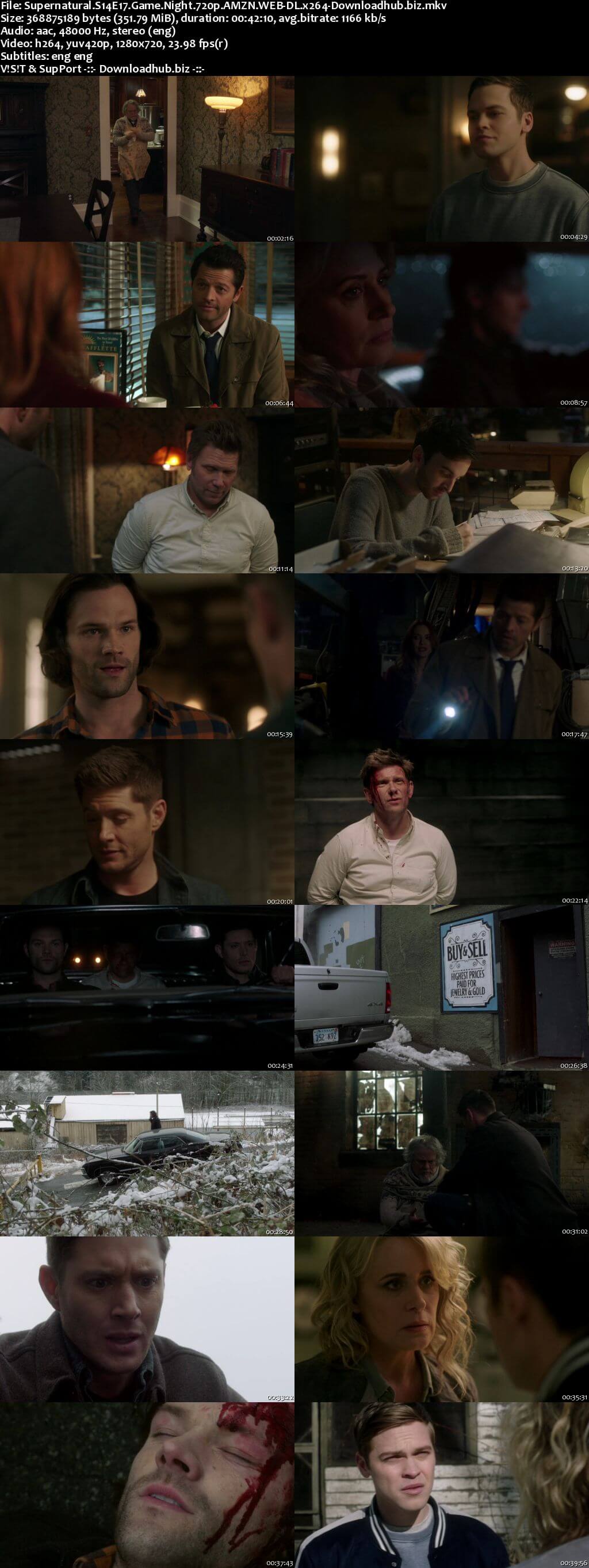 Supernatural S14E17 350MB AMZN Web-DL 720p ESubs