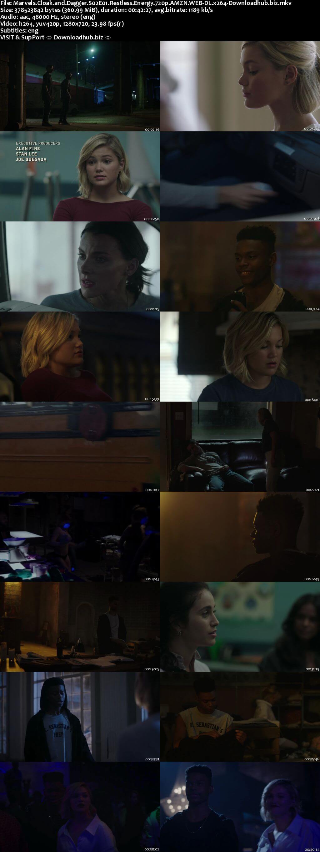 Cloak & Dagger S02E01 350MB AMZN WEB-DL 720p ESubs