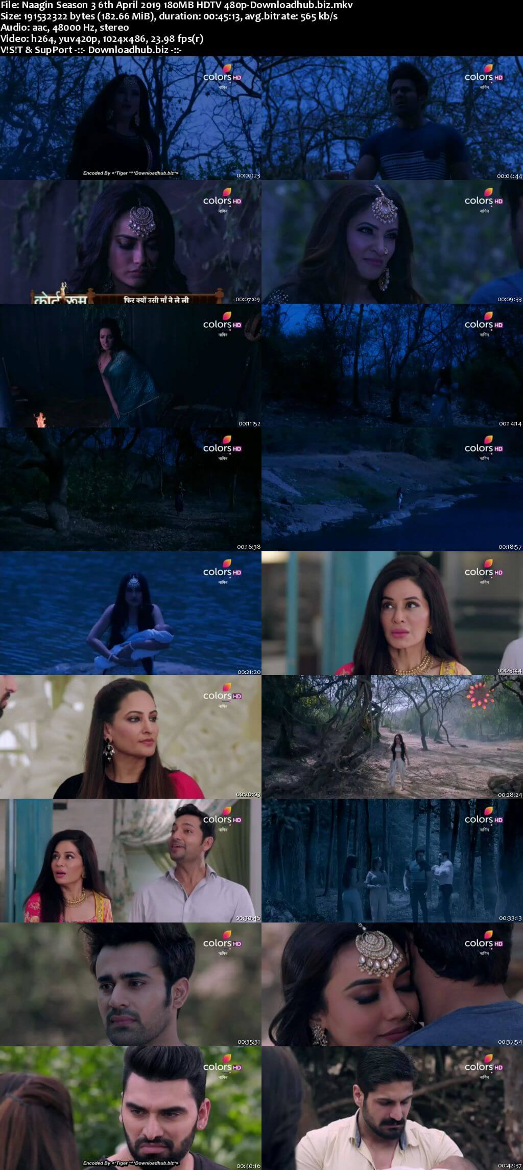 Naagin Season 3 06 April 2019 Episode 86 HDTV 480p