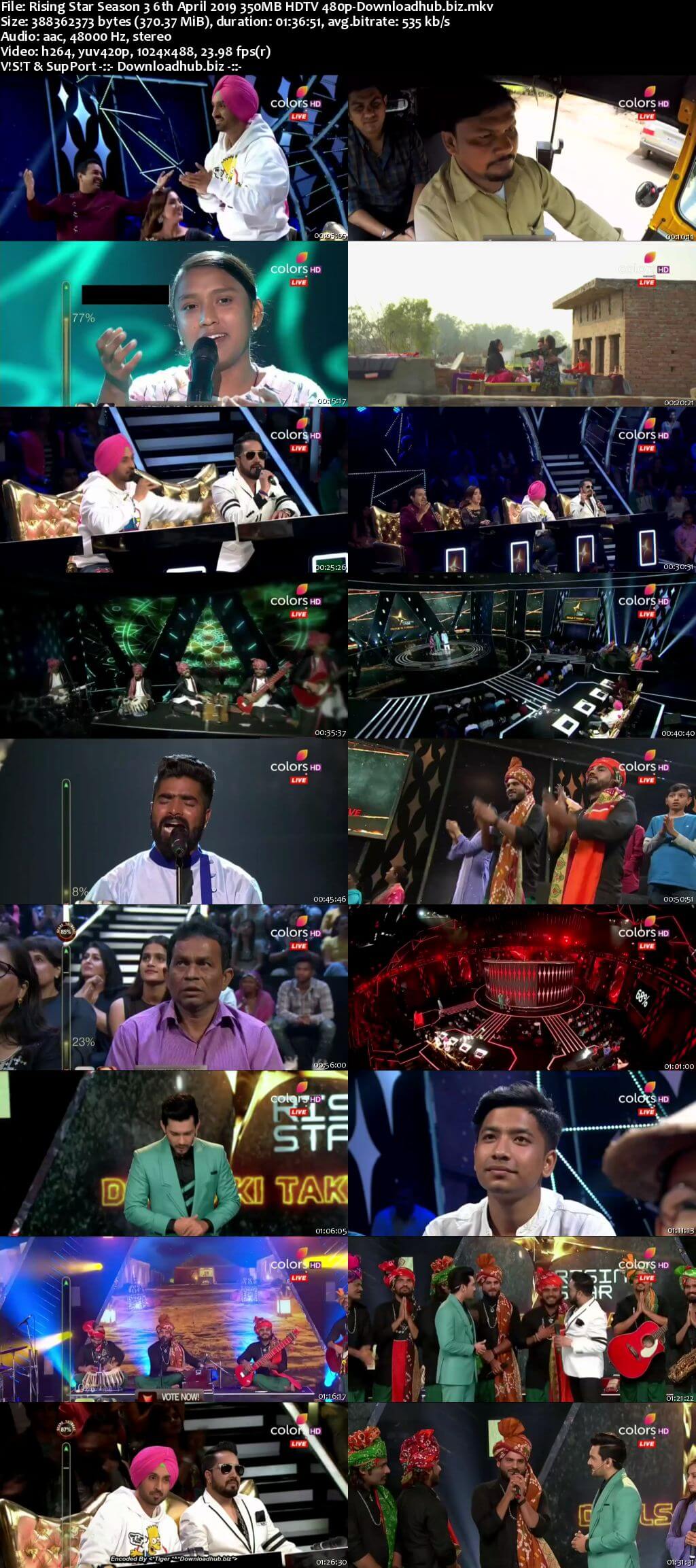 Rising Star Season 3 06 April 2019 Episode 07 HDTV 480p