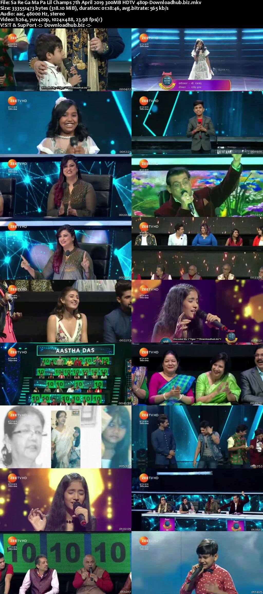 Sa Re Ga Ma Pa Lil Champs 07 April 2019 Episode 17 HDTV 480p