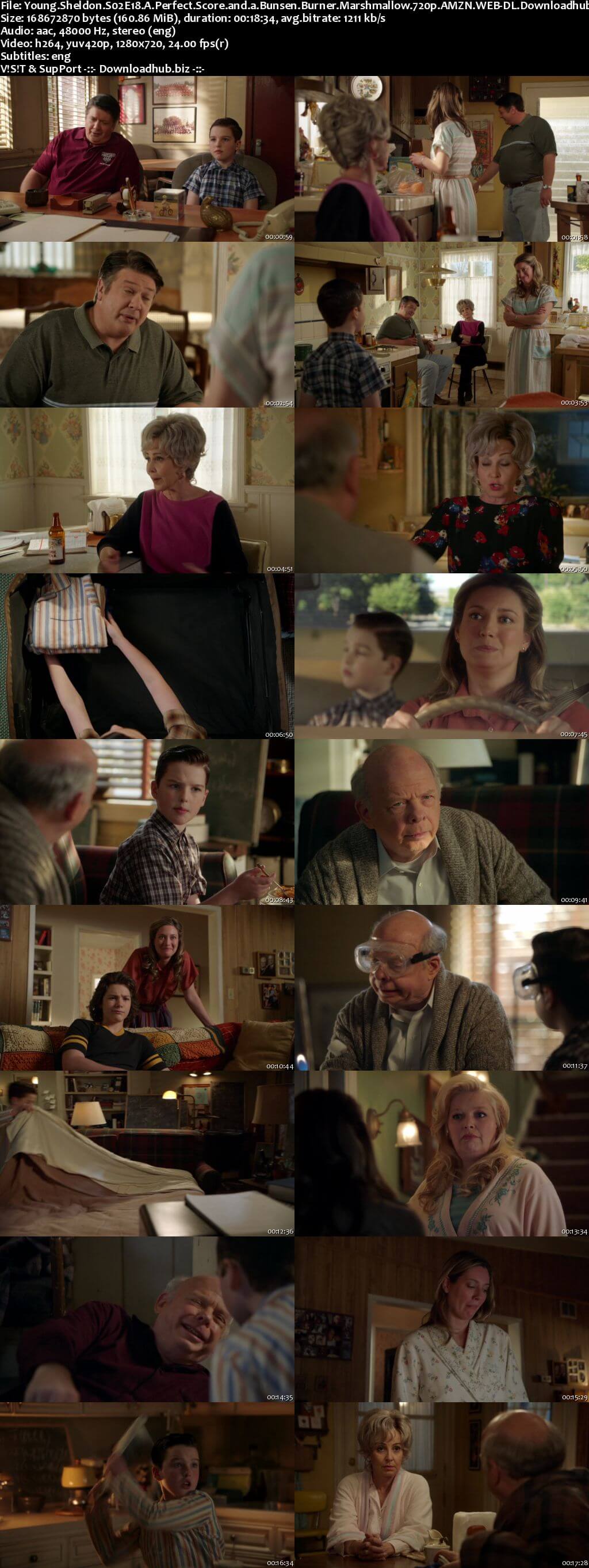 Young Sheldon S02E18 160MB AMZN WEB-DL 720p ESubs