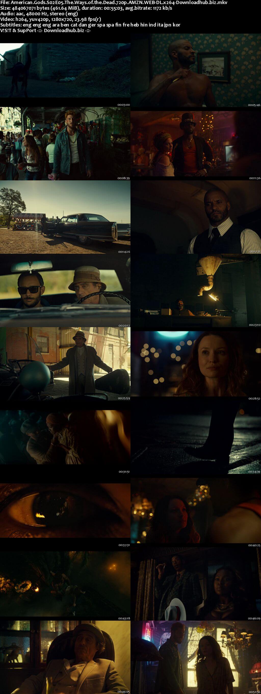 American Gods S02E05 450MB AMZN WEB-DL 720p ESubs