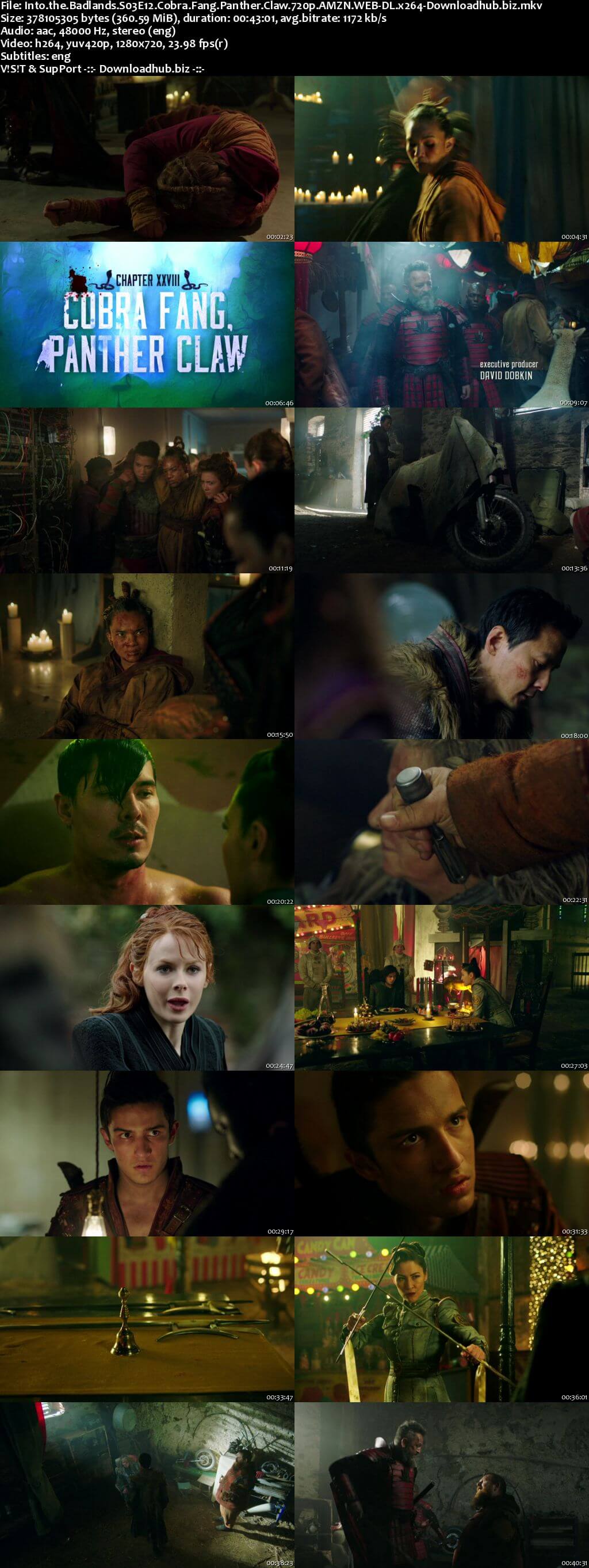 Into the Badlands S03E12 350MB WEB-DL 720p x264 ESubs