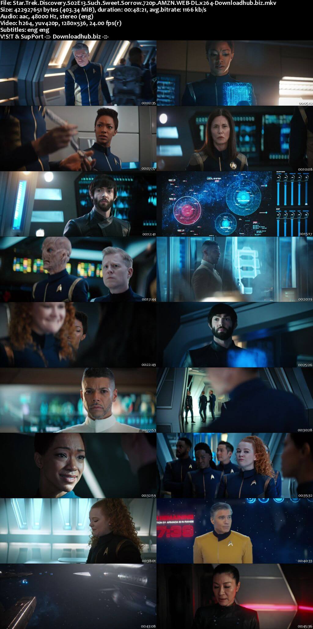 Star Trek Discovery S02E13 400MB AMZN WEB-DL 720p ESubs