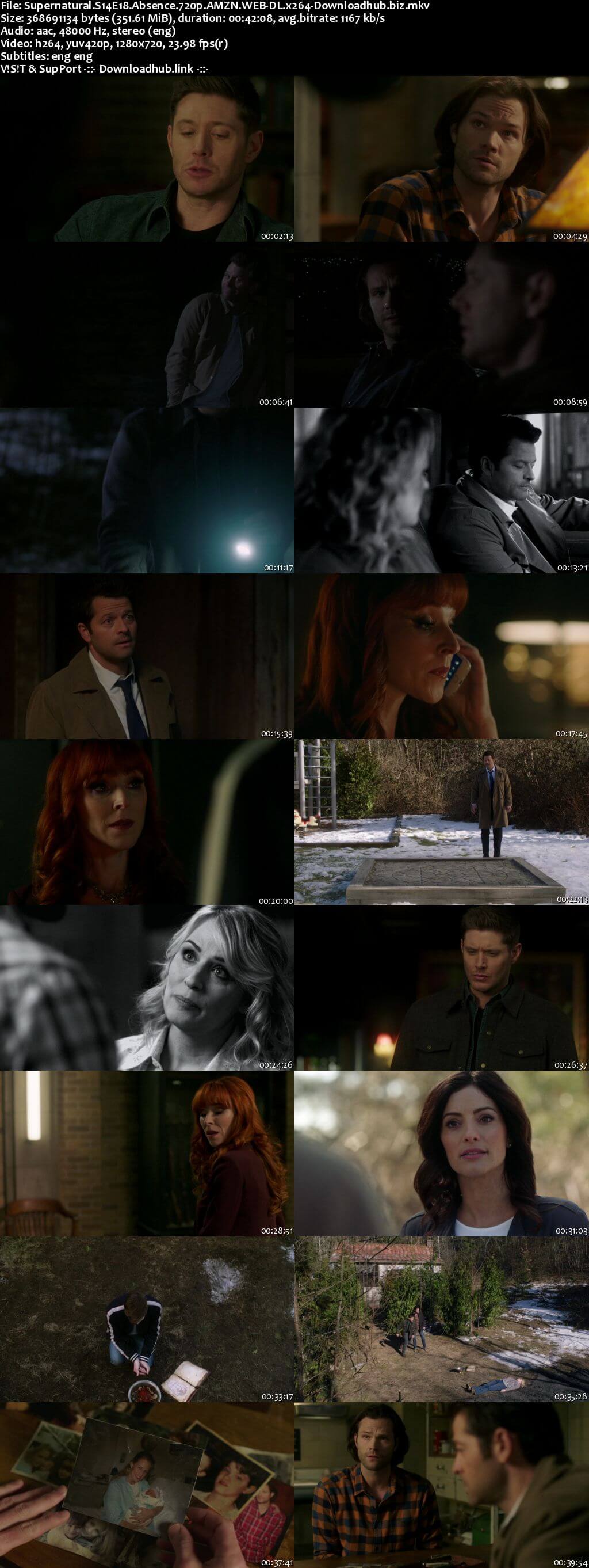 Supernatural S14E18 350MB AMZN Web-DL 720p ESubs