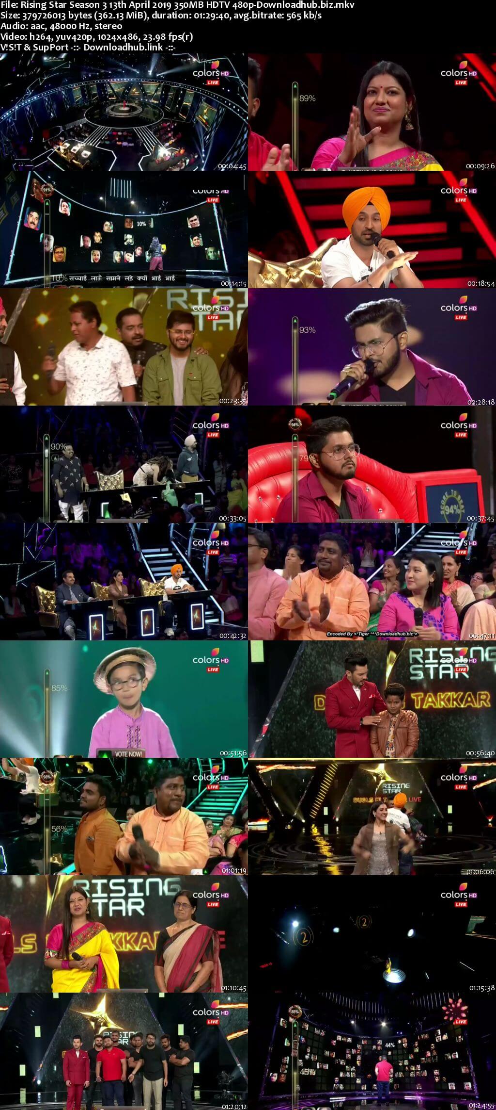 Rising Star Season 3 13 April 2019 Episode 09 HDTV 480p