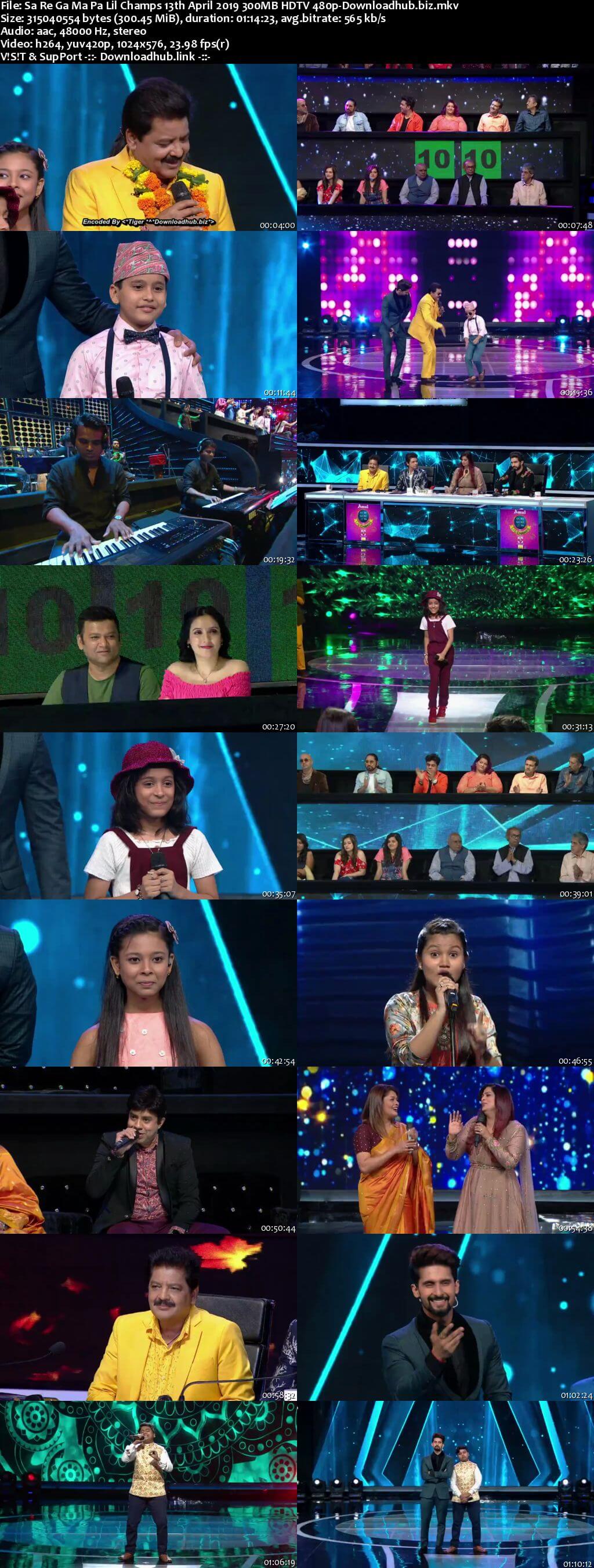 Sa Re Ga Ma Pa Lil Champs 13 April 2019 Episode 18 HDTV 480p