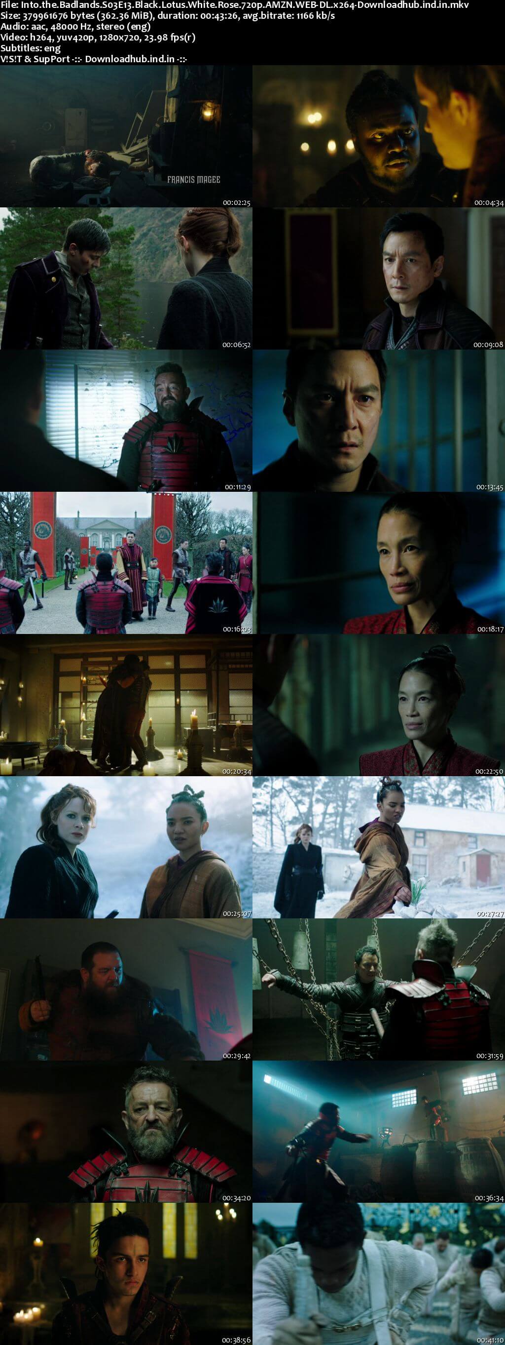 Into the Badlands S03E13 350MB WEB-DL 720p x264 ESubs