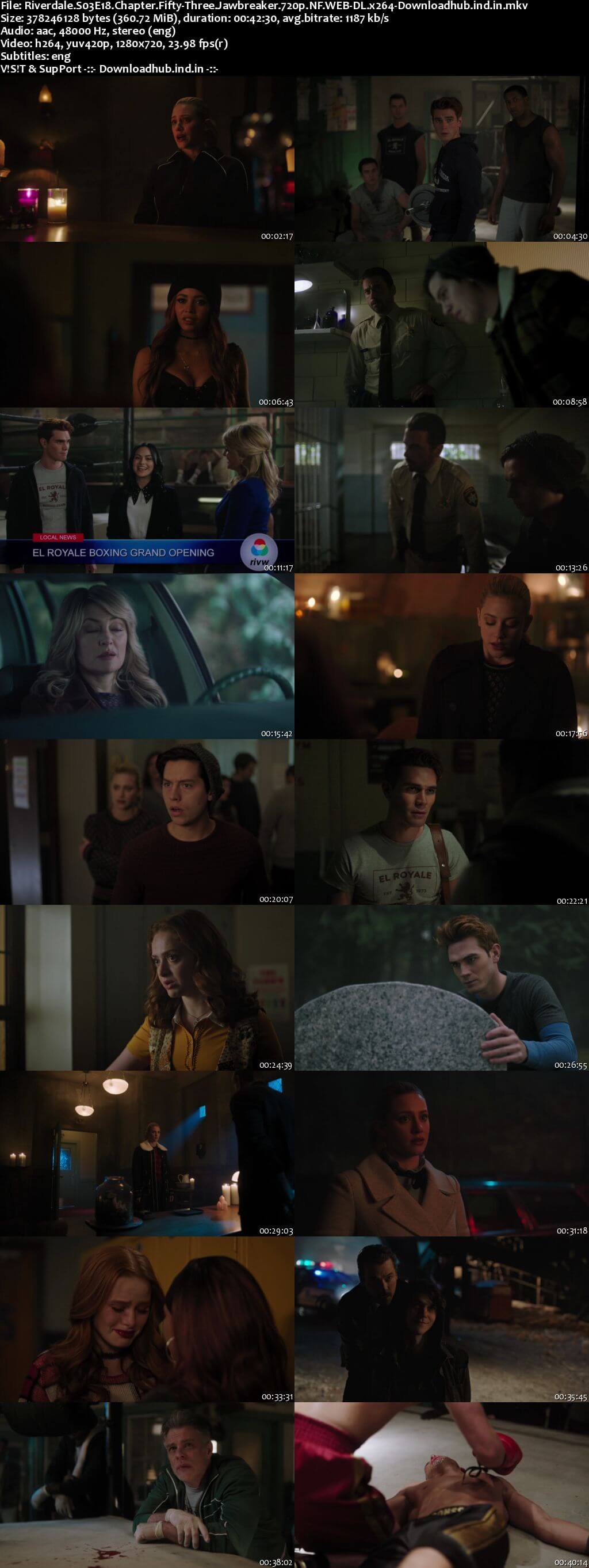 Riverdale S03E18 350MB NF WEB-DL 720p ESubs