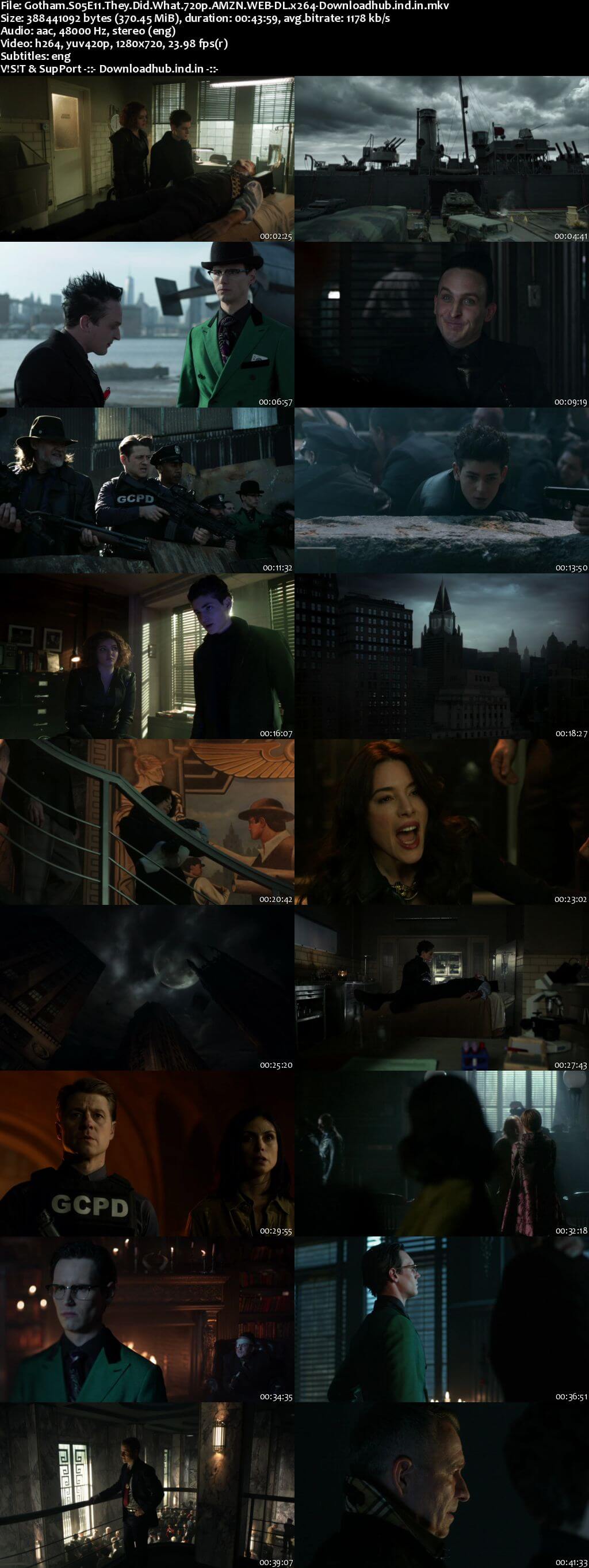 Gotham S05E11 350MB Web-DL 720p x264 ESubs