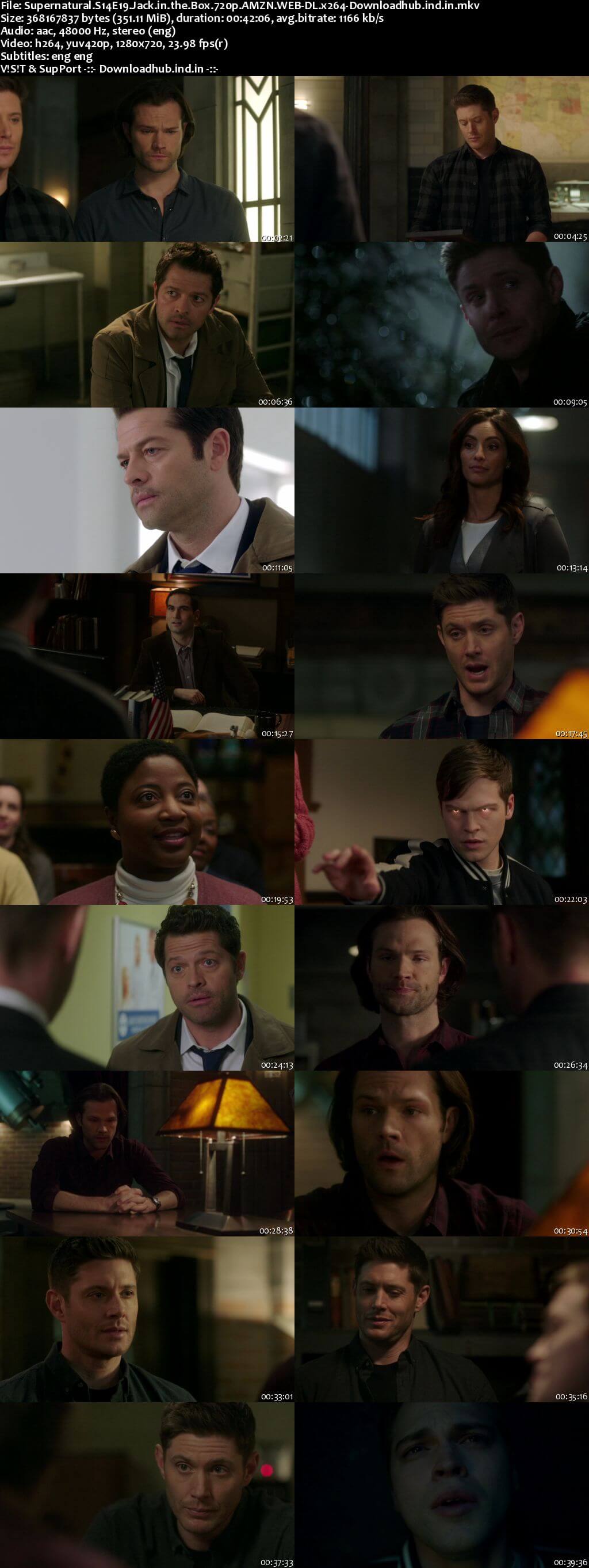 Supernatural S14E19 350MB AMZN Web-DL 720p ESubs