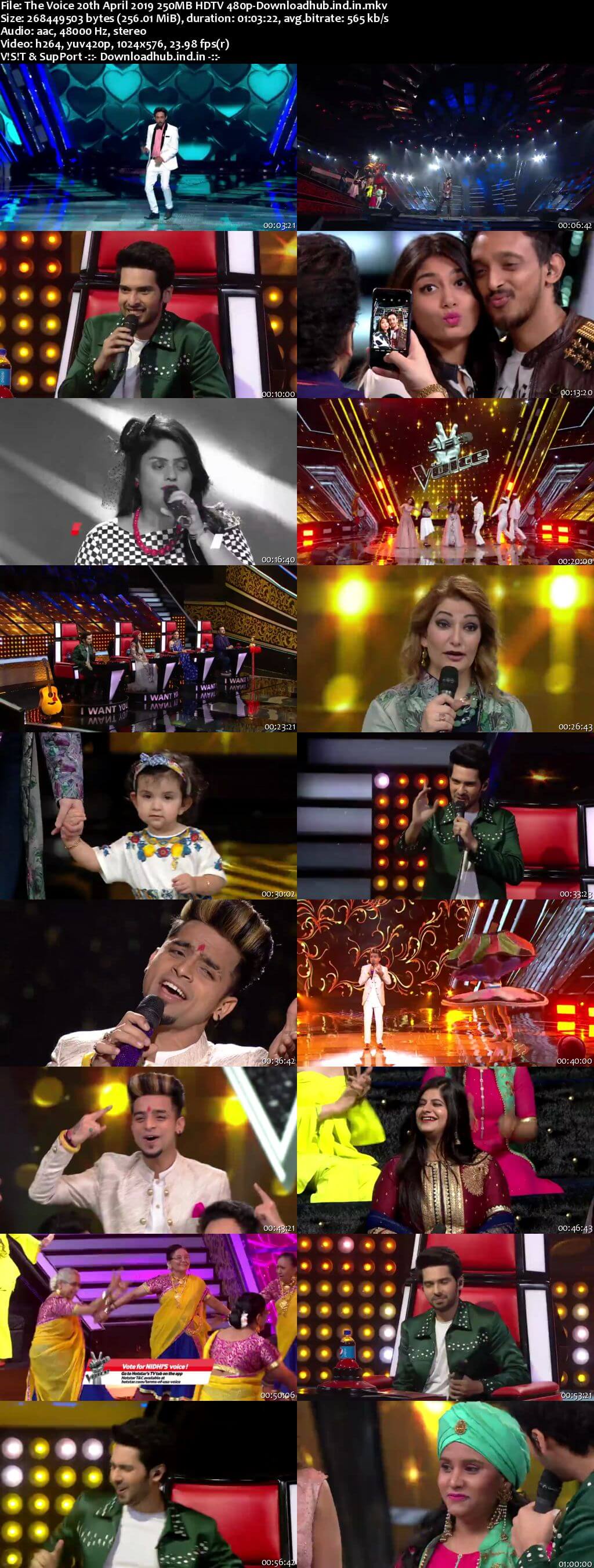 The Voice 20 April 2019 Episode 22 HDTV 480p