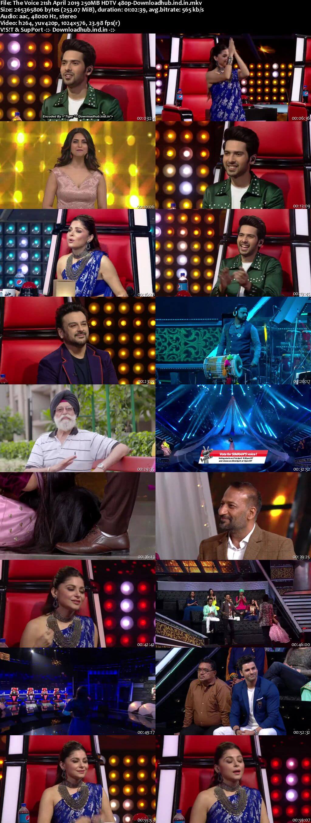 The Voice 21 April 2019 Episode 23 HDTV 480p