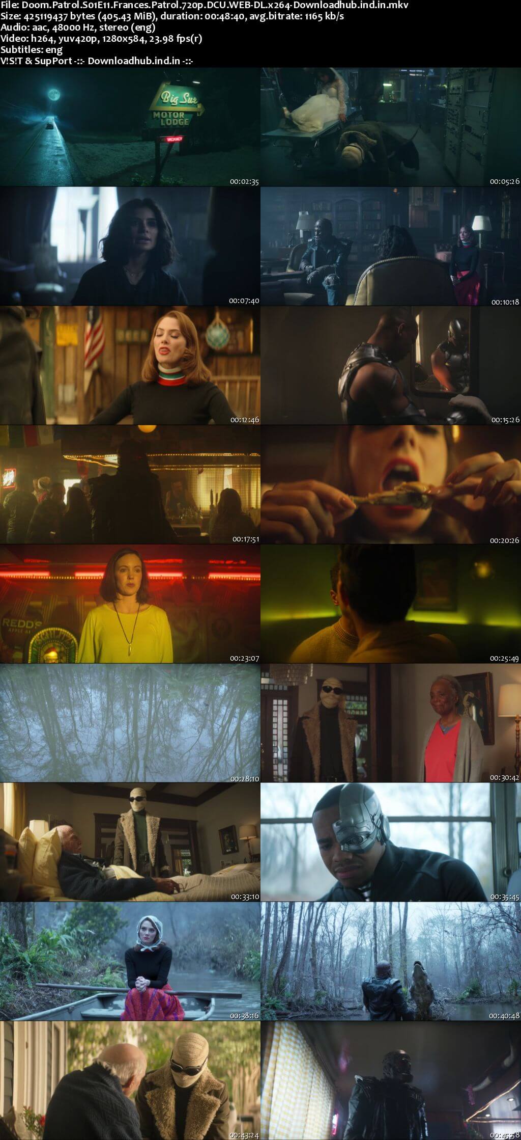 Doom Patrol S01E11 400MB DCU WEB-DL 720p ESubs