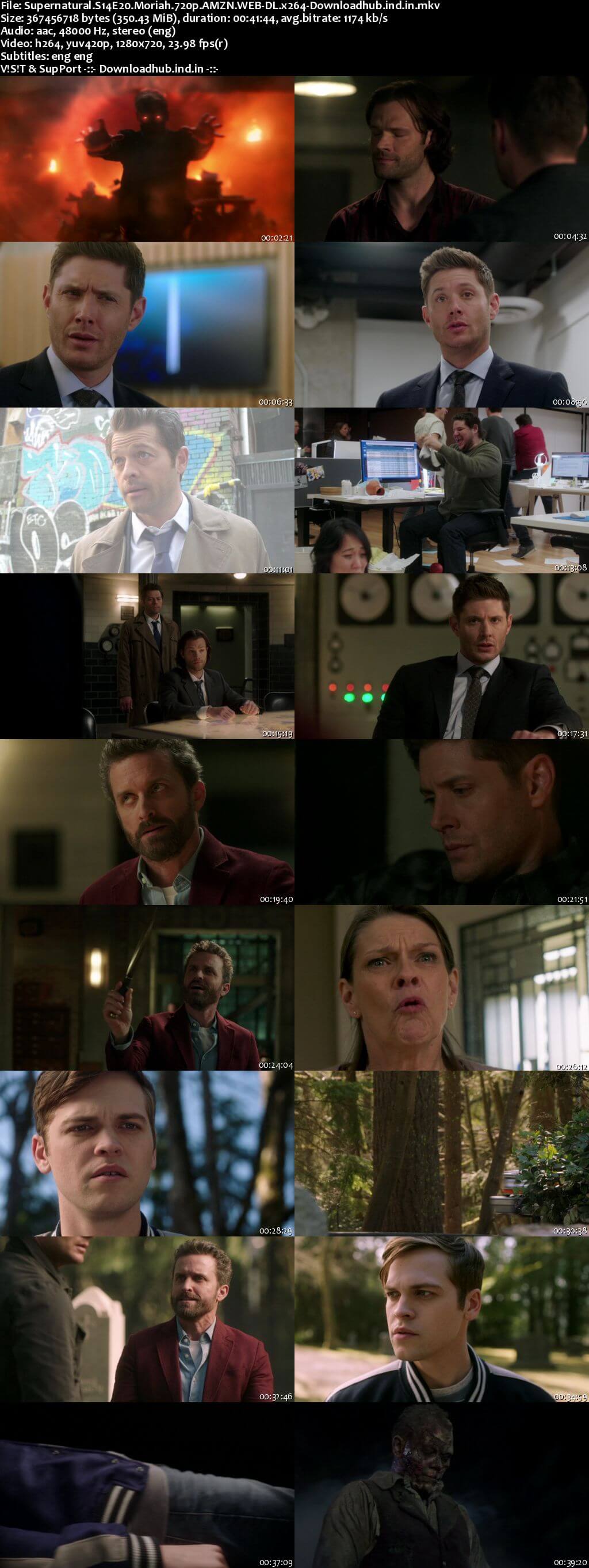 Supernatural S14E20 350MB AMZN Web-DL 720p ESubs