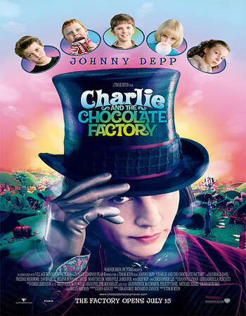 Charlie and the Chocolate Factory 2005 Hindi Dual Audio BRRip Full Movie 480p Download