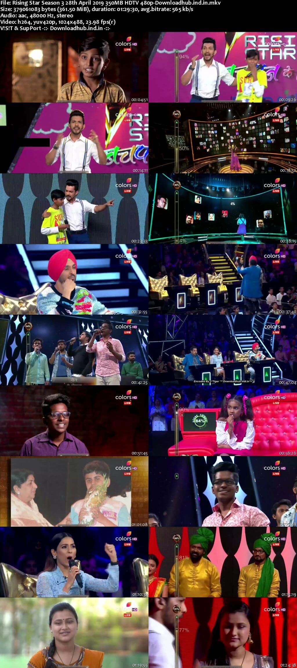 Rising Star Season 3 28 April 2019 Episode 13 HDTV 480p