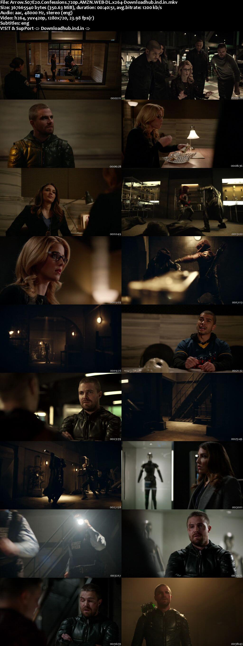 Arrow S07E20 350MB AMZN Web-DL 720p ESubs