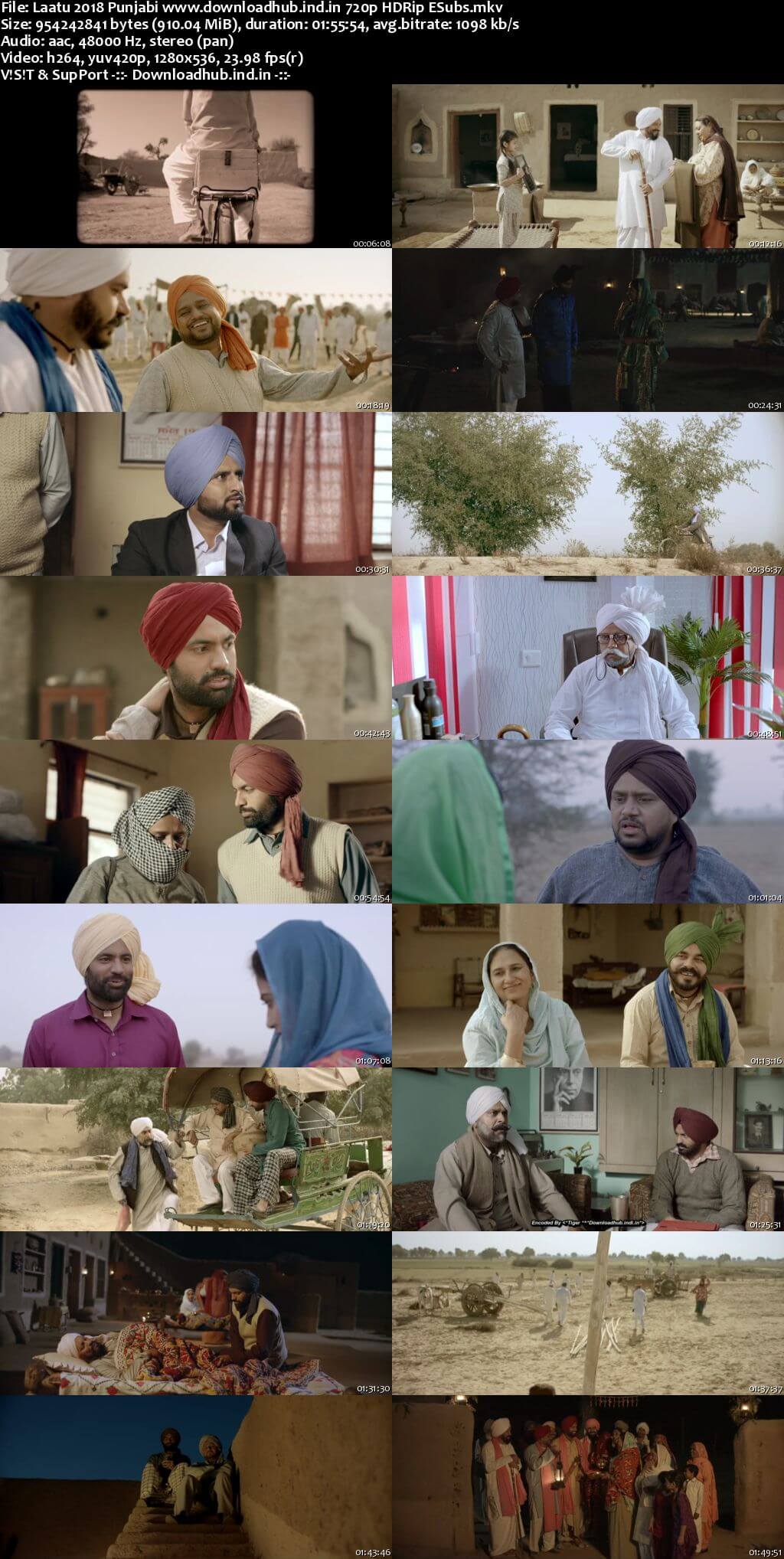 Laatu 2018 Punjabi 720p HDRip ESubs
