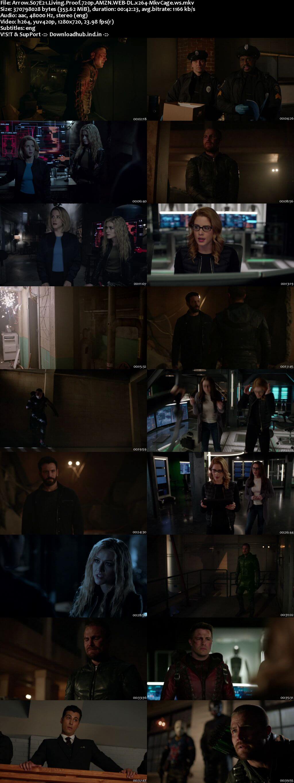 Arrow S07E21 350MB AMZN Web-DL 720p ESubs