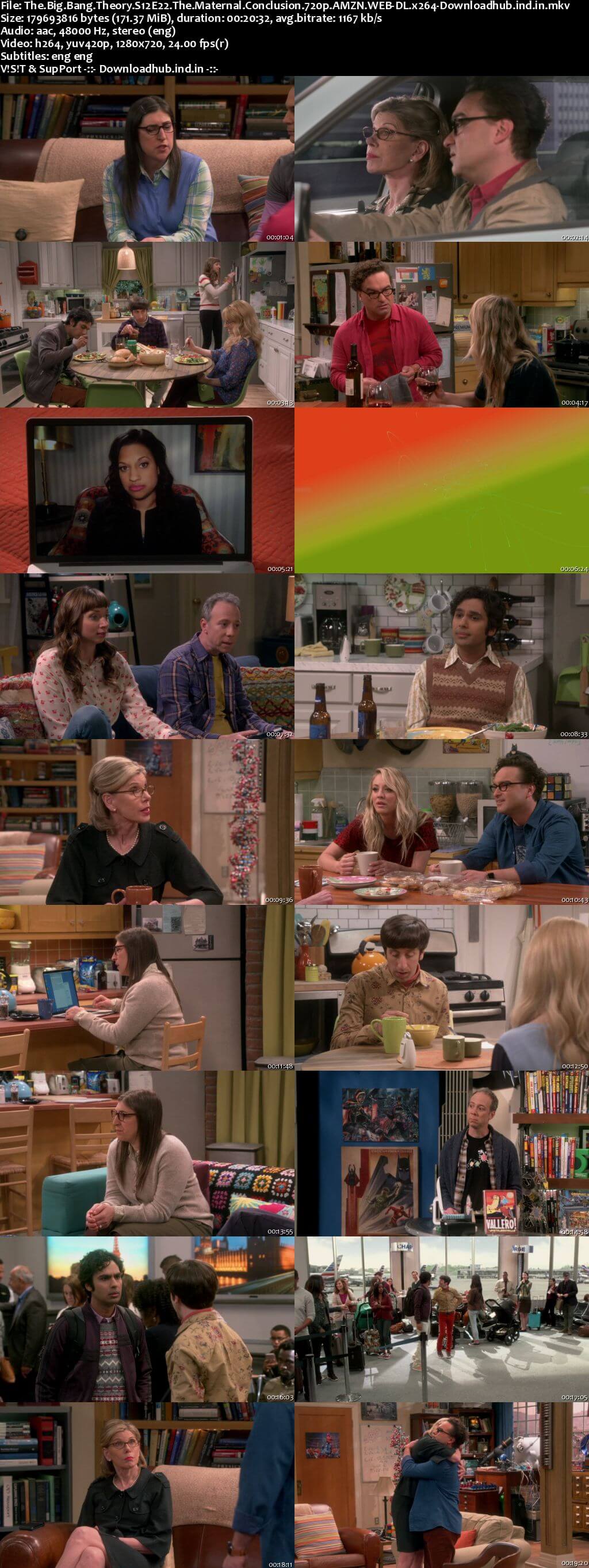 The Big Bang Theory S12E22 170MB AMZN WEB-DL 720p ESubs