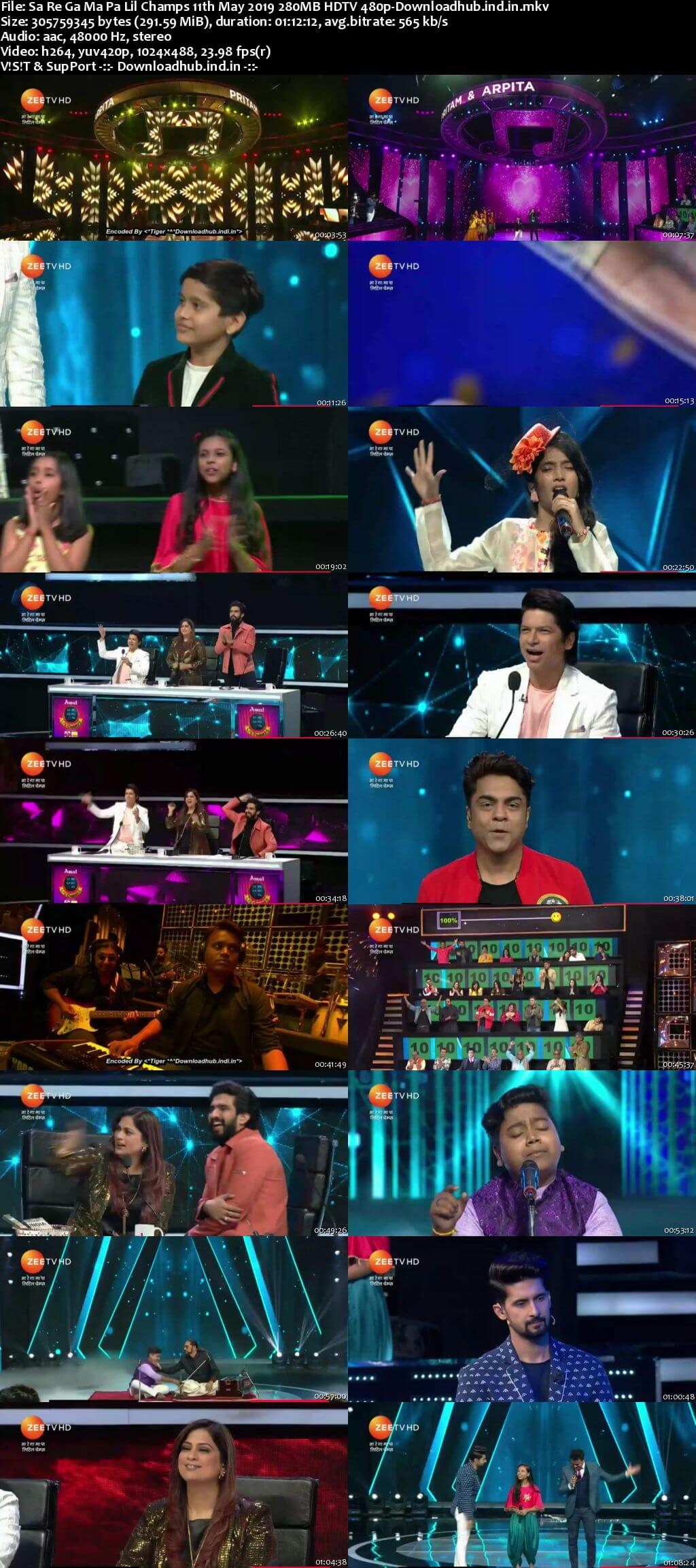 Sa Re Ga Ma Pa Lil Champs 11 May 2019 Episode 26 HDTV 480p