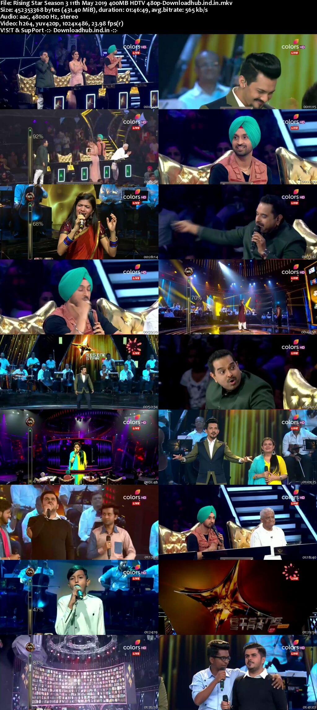 Rising Star Season 3 11 May 2019 Episode 16 HDTV 480p