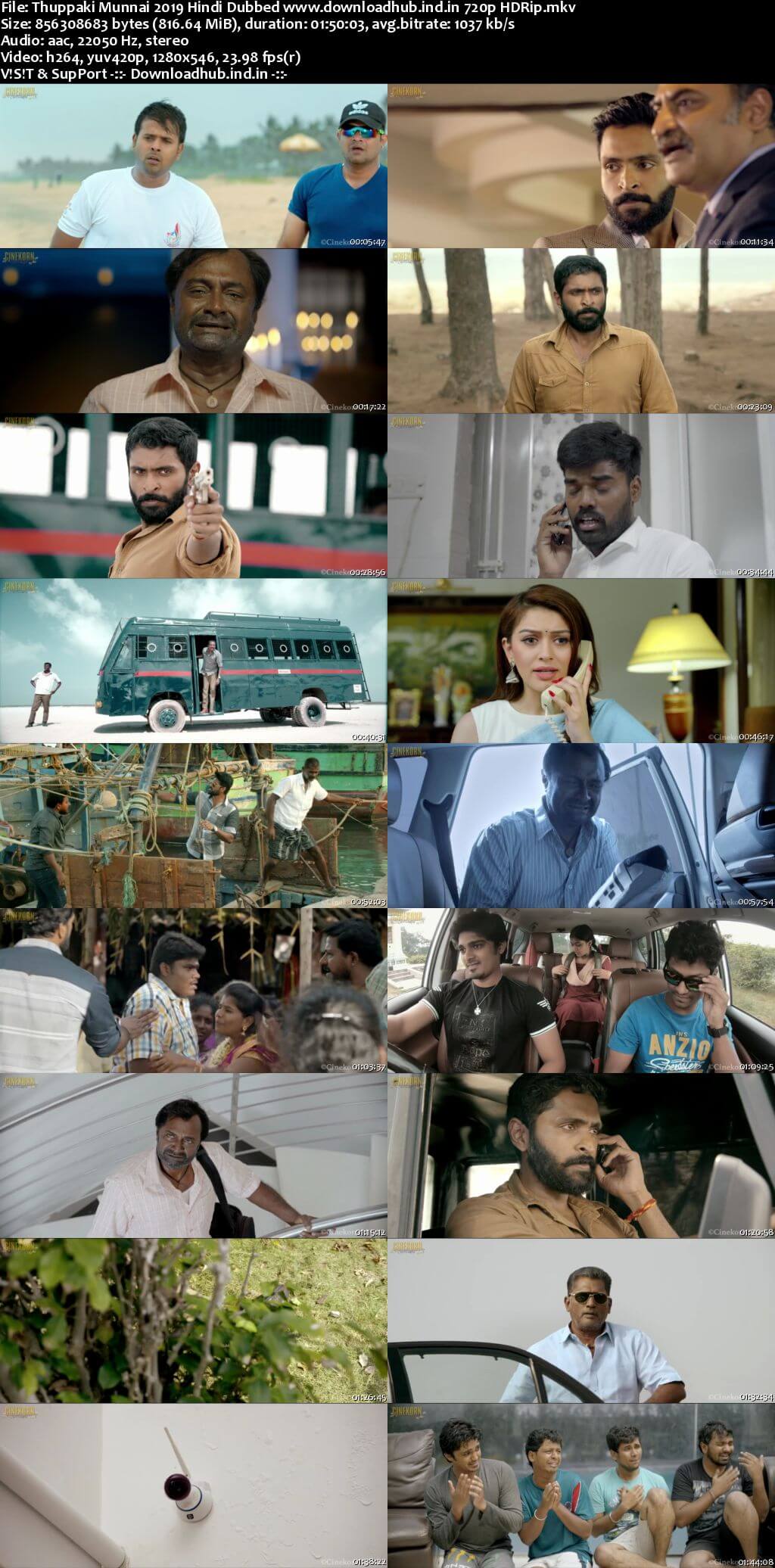 Thuppaki Munnai 2019 Hindi Dubbed 720p HDRip x264