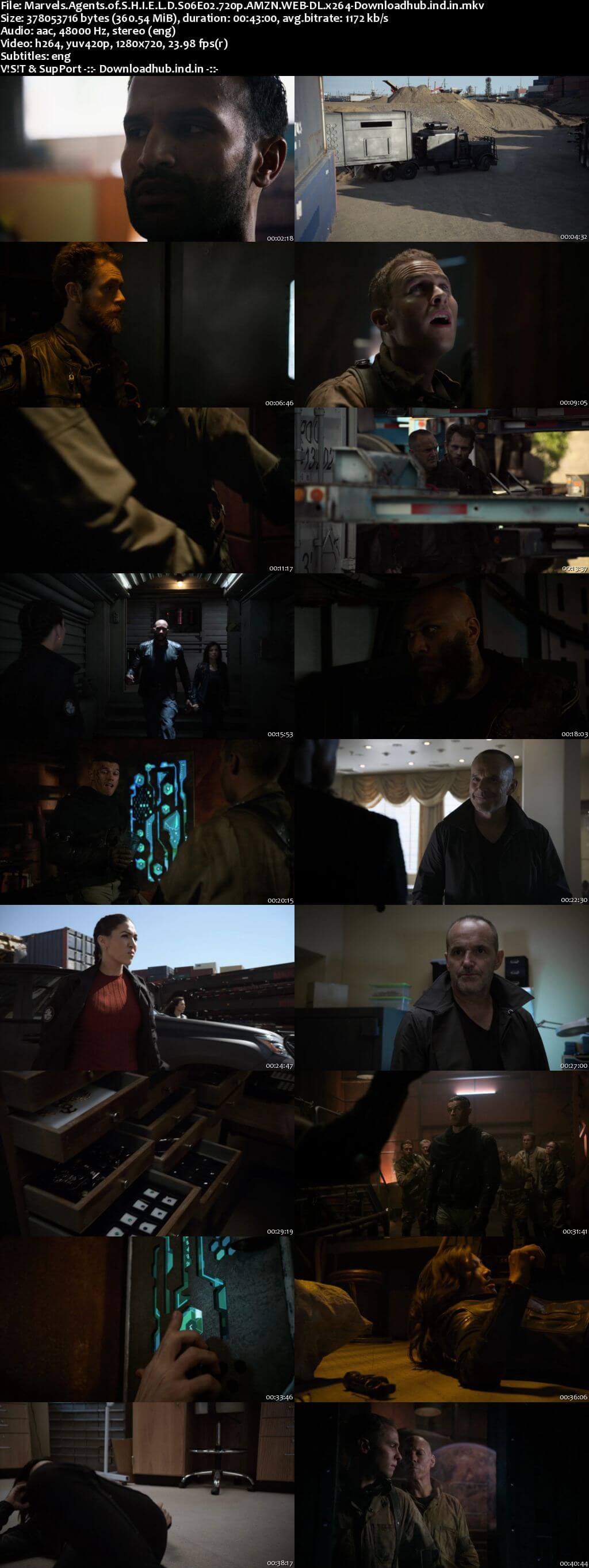 Marvels Agents of S.H.I.E.L.D S06E02 350MB AMZN WEB-DL 720p ESubs