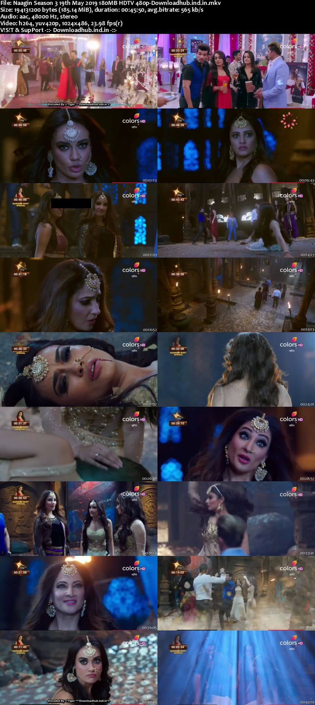 Naagin Season 3 19 May 2019 Episode 99 HDTV 480p