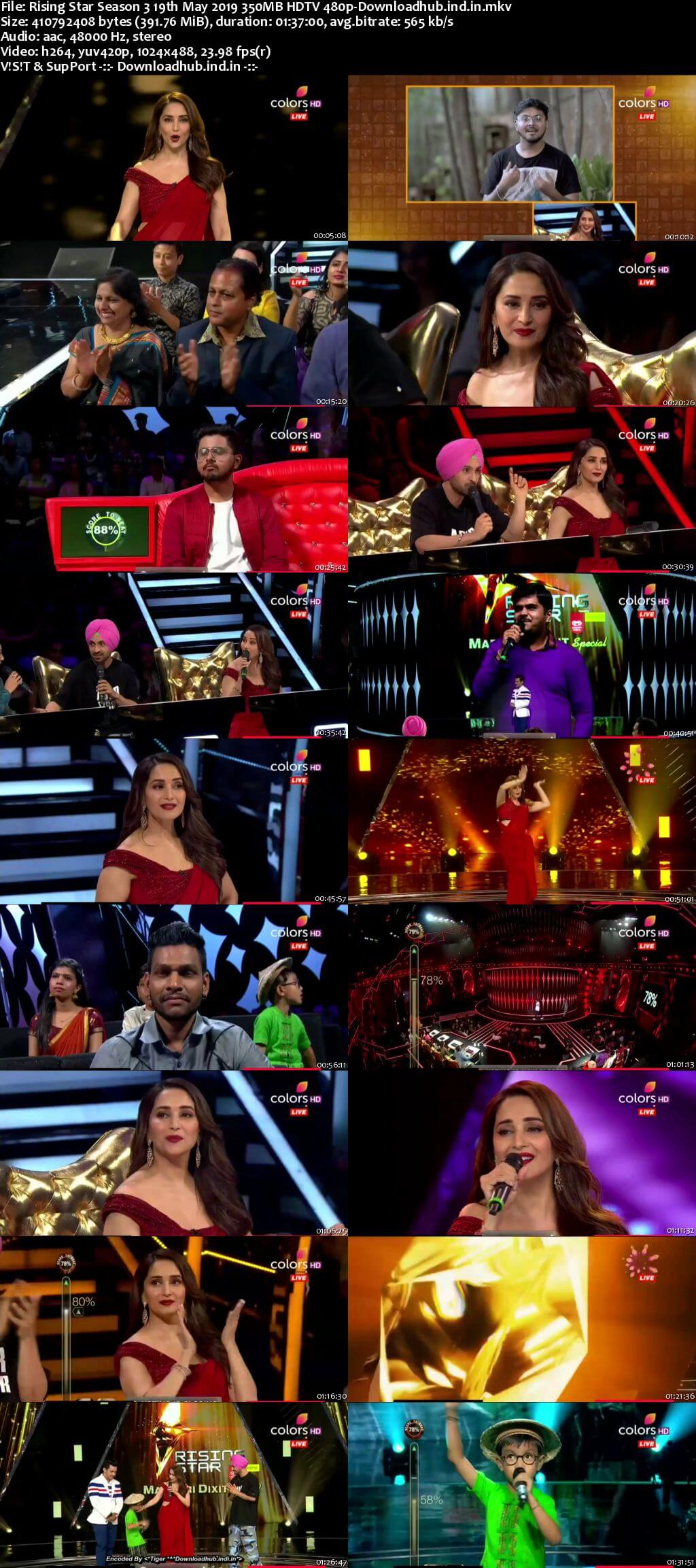 Rising Star Season 3 19 May 2019 Episode 19 HDTV 480p