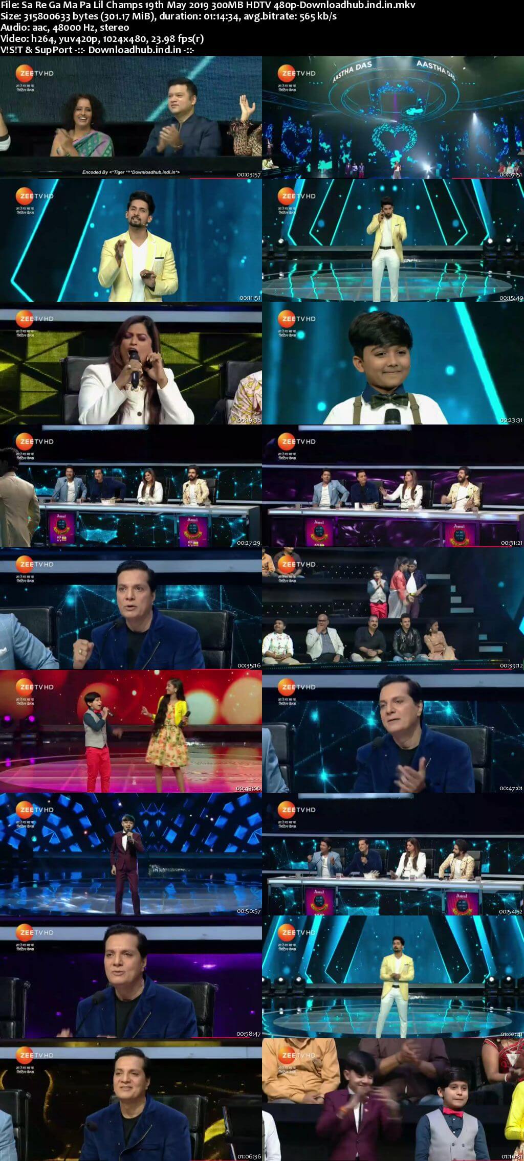 Sa Re Ga Ma Pa Lil Champs 19 May 2019 Episode 29 HDTV 480p