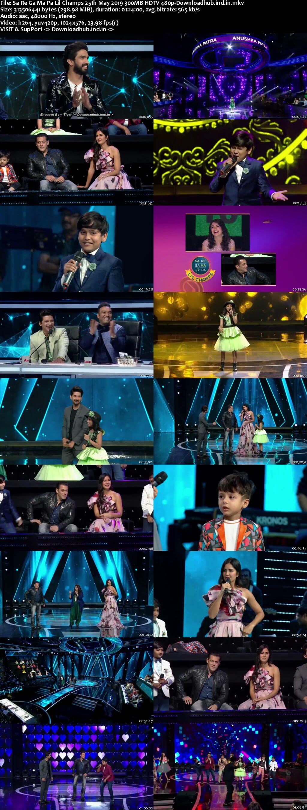 Sa Re Ga Ma Pa Lil Champs 25 May 2019 Episode 30 HDTV 480p