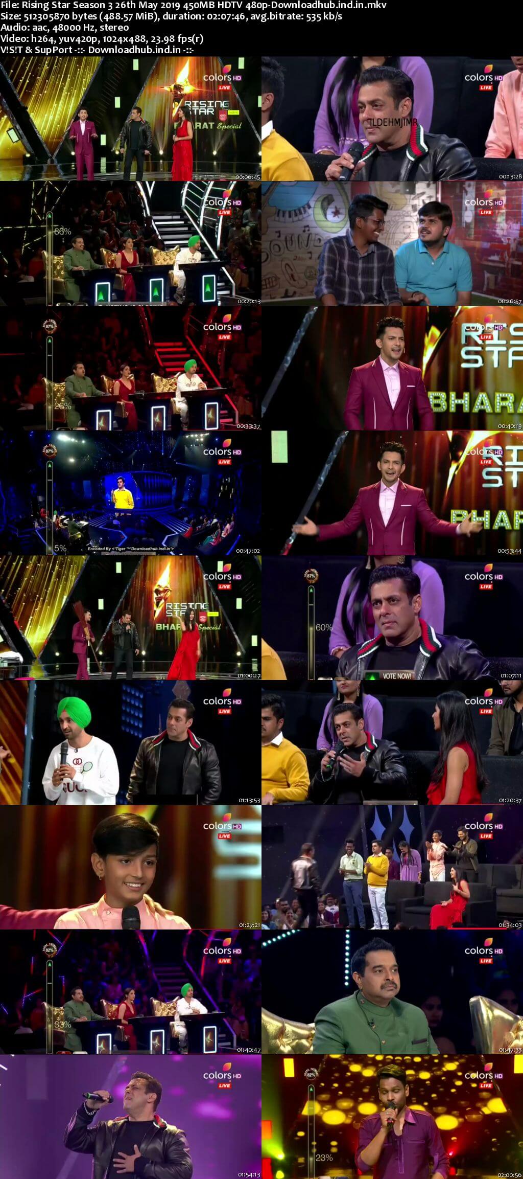 Rising Star Season 3 26 May 2019 Episode 21 HDTV 480p