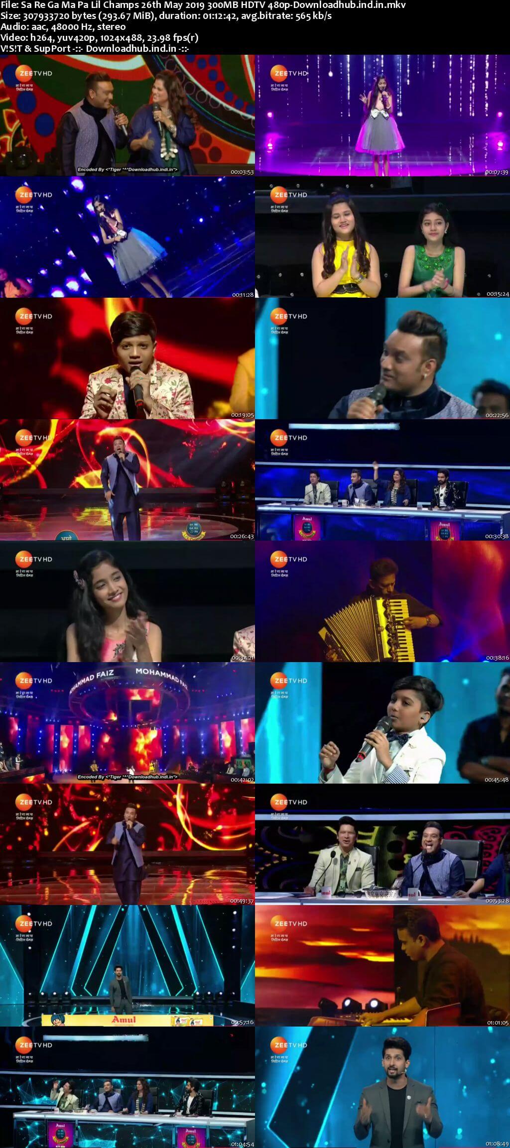 Sa Re Ga Ma Pa Lil Champs 26 May 2019 Episode 31 HDTV 480p