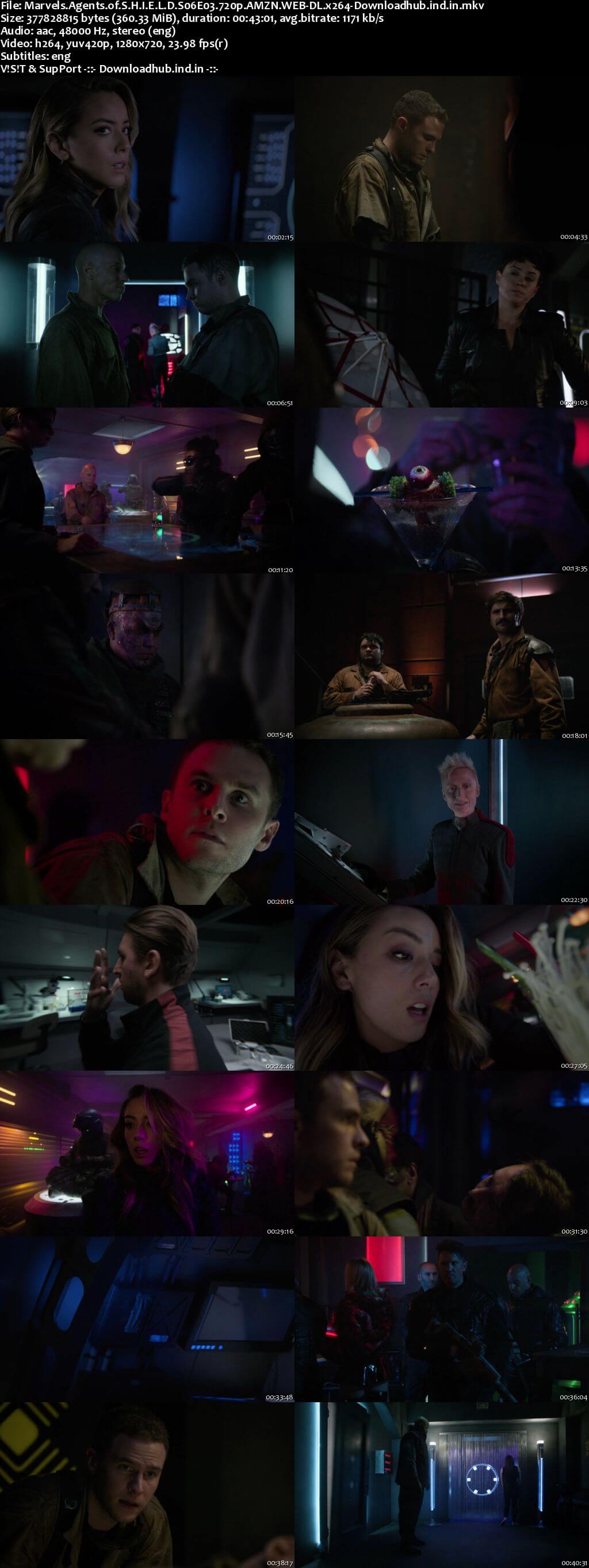 Marvels Agents of S.H.I.E.L.D S06E03 350MB AMZN WEB-DL 720p ESubs