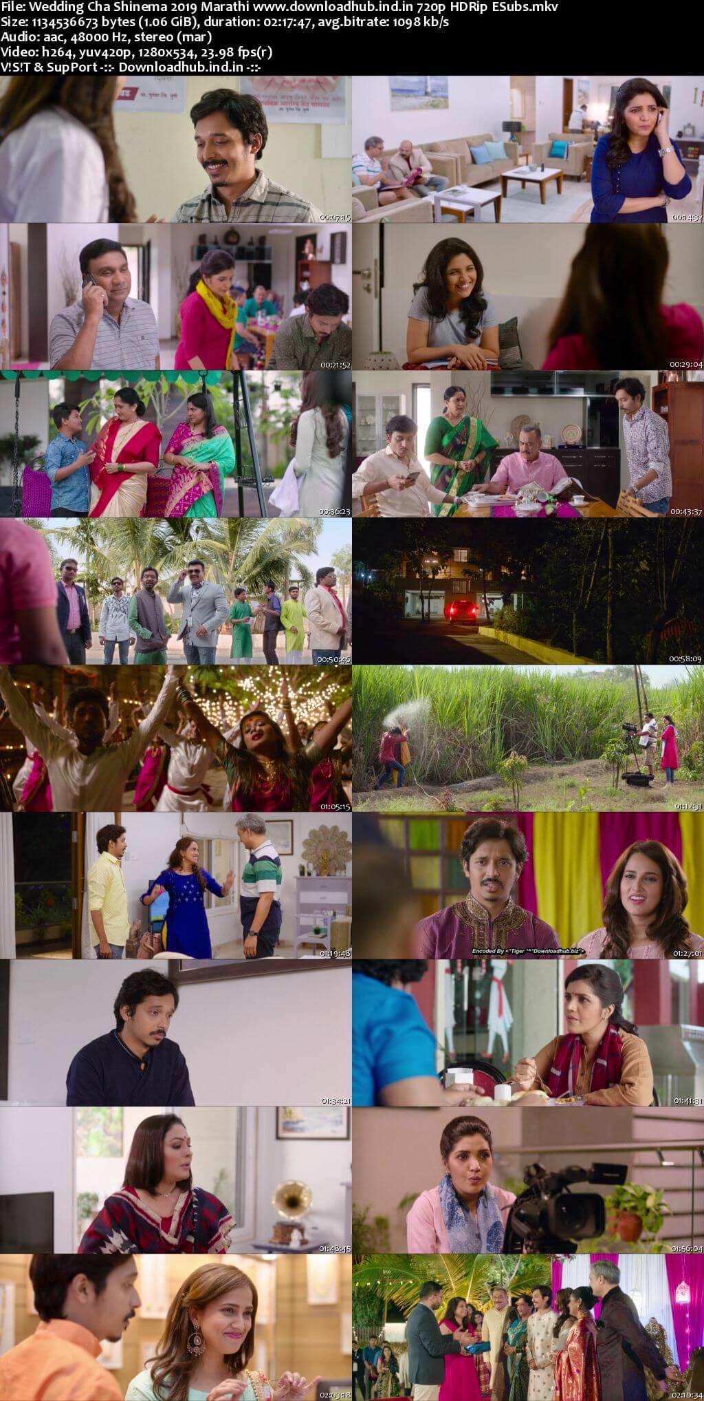 Wedding Cha Shinema 2019 Marathi 720p HDRip ESubs