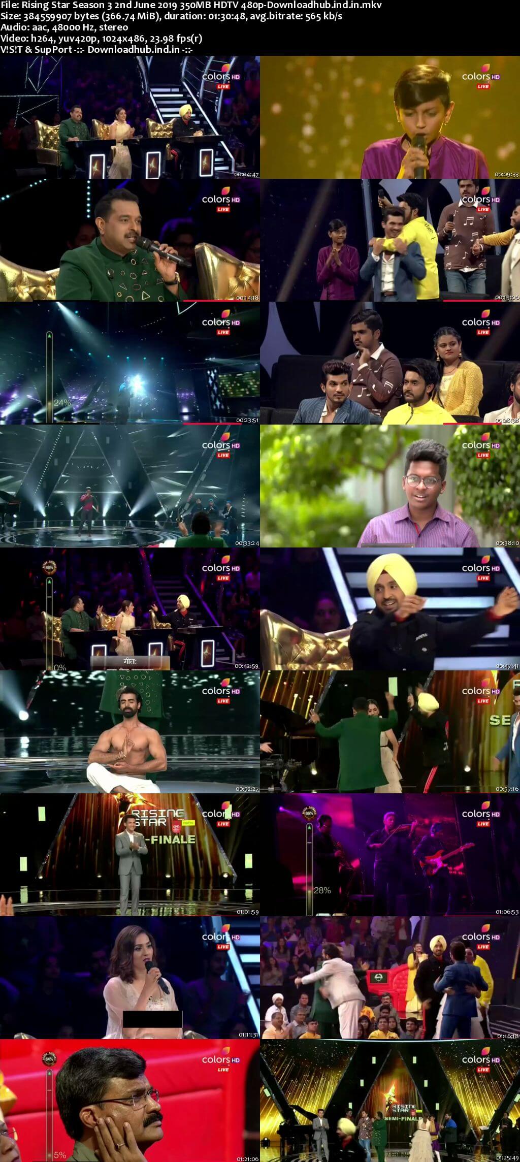 Rising Star Season 3 02 June 2019 Episode 23 HDTV 480p