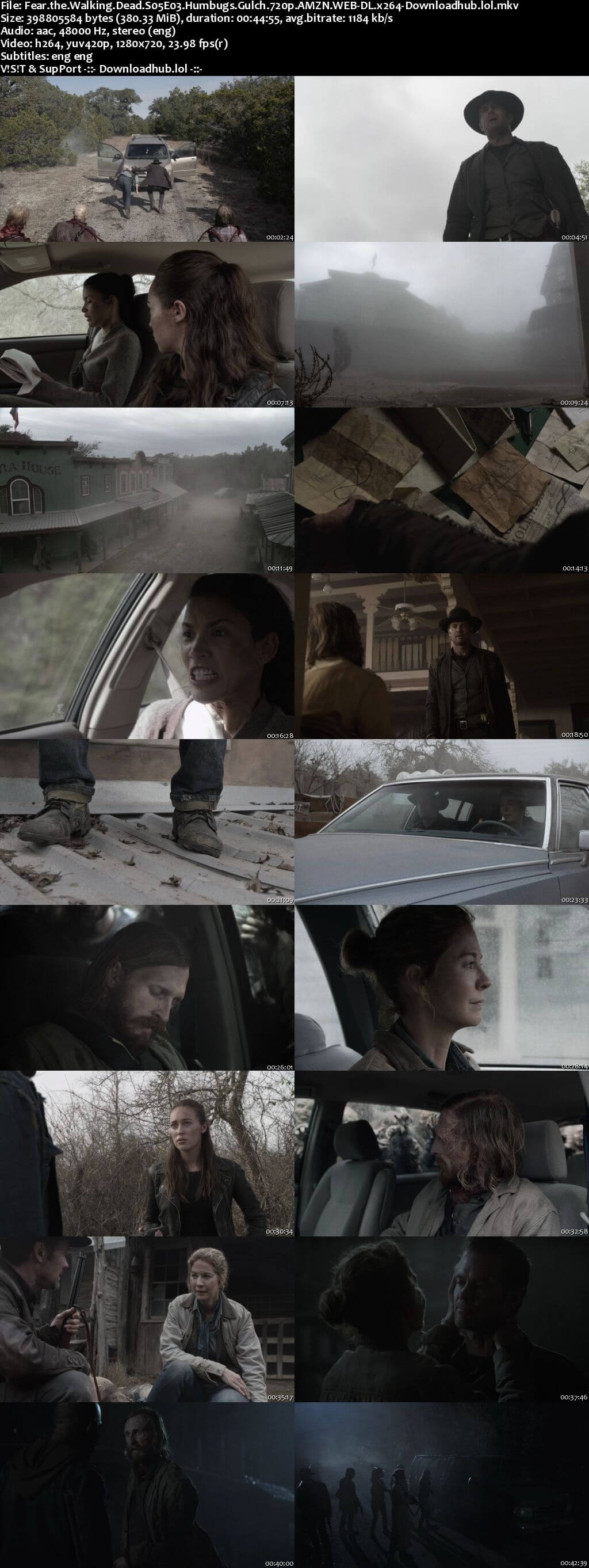 Fear the Walking Dead S05E03 350MB AMZN Web-DL 720p ESubs