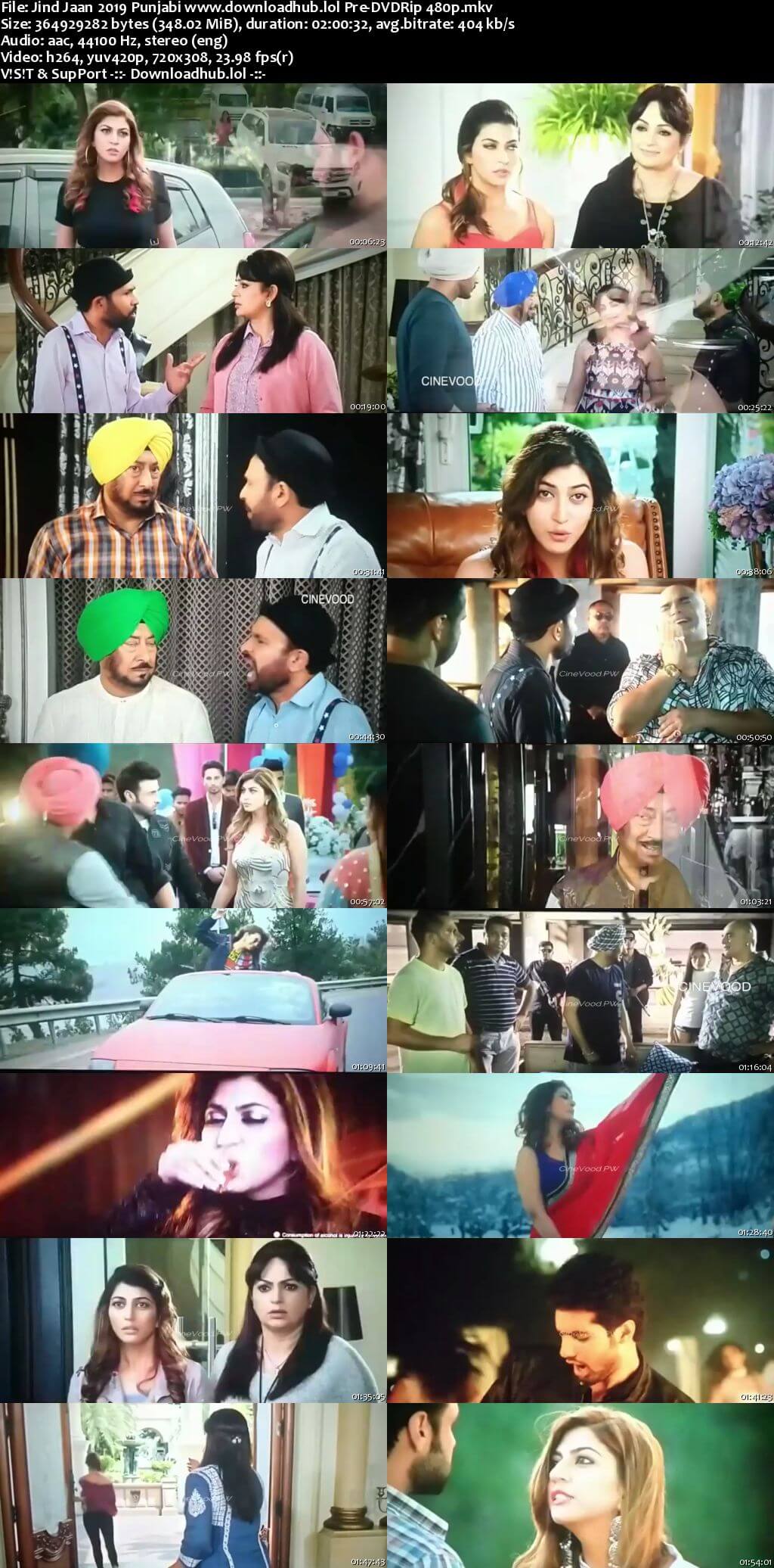 Jind Jaan 2019 Punjabi 350MB Pre-DVDRip 480p